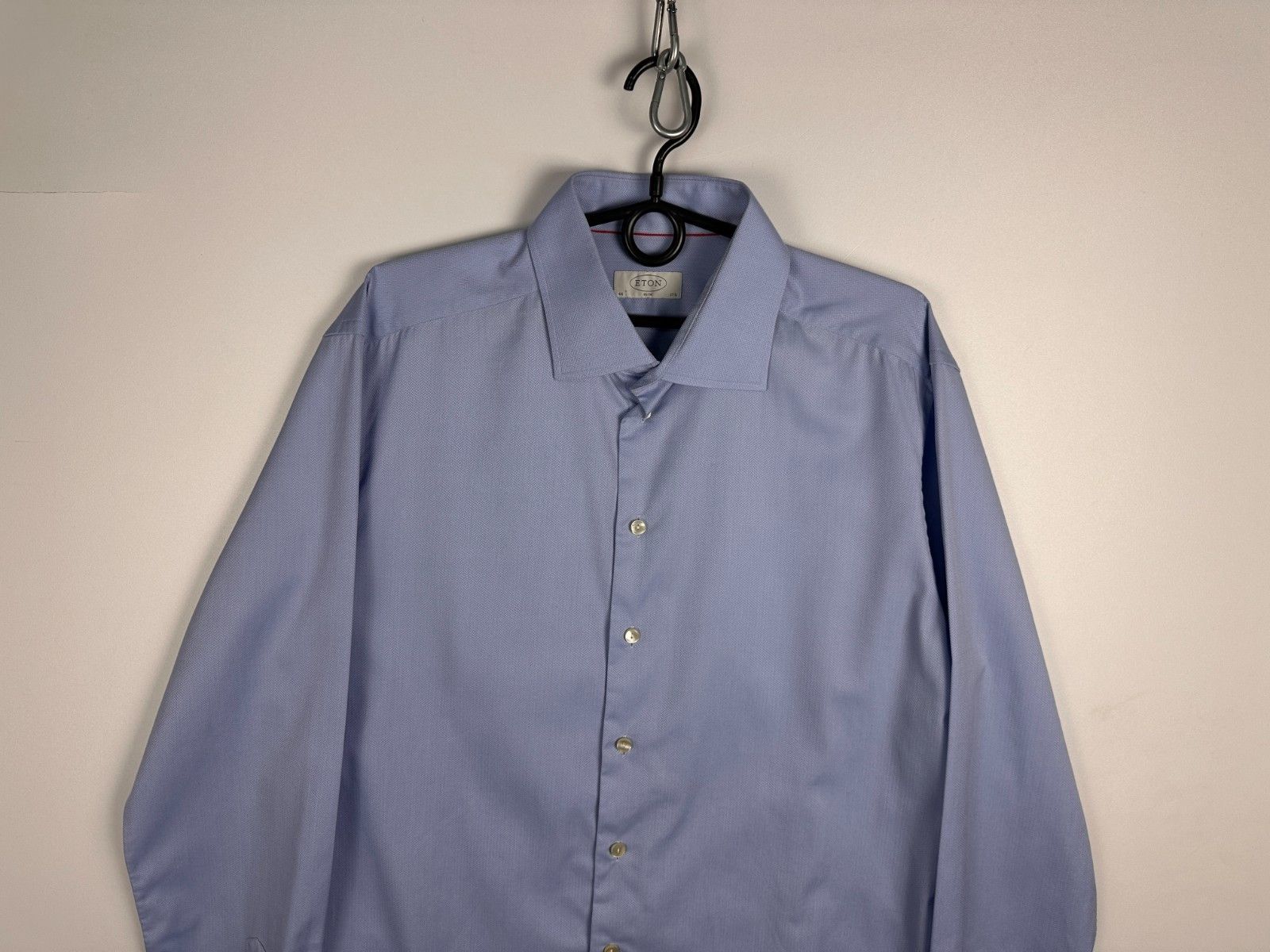 Eton ETON Mens Shirt Slim Fit Long Sleeve Button Down Size 44 Size US M / EU 48-50 / 2 - 2 Thumbnail