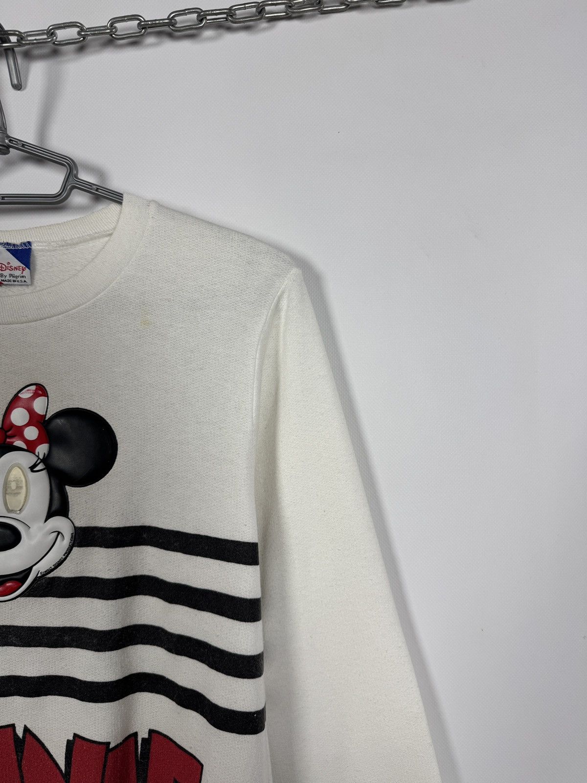 Disney Vintage 90s Minnie Mouse Flip Eyes Sweatshirt Disney Size S Size US S / EU 44-46 / 1 - 2 Thumbnail