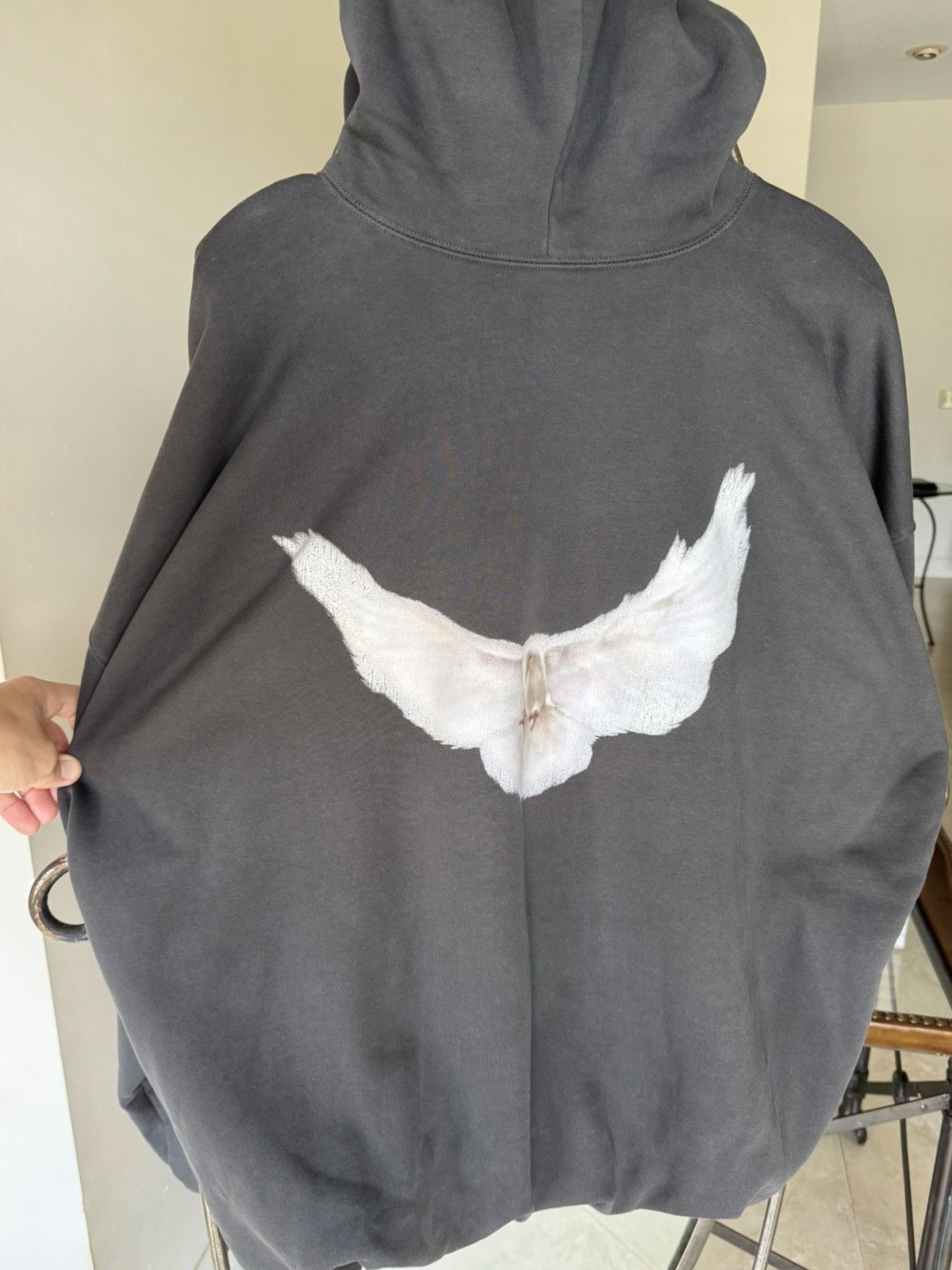 Balenciaga × Gap 2022 Yeezy Gap Engineered by Balenciaga Dove Hoodie Size US L / EU 52-54 / 3 - 4 Thumbnail