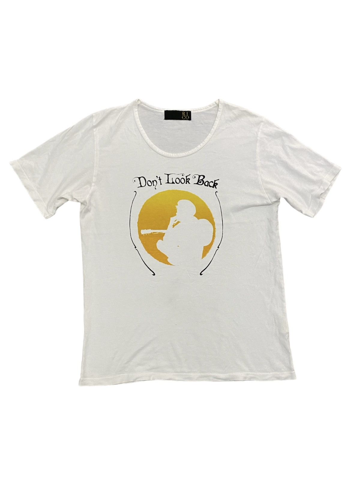 If Six Was Nine × Japanese Brand × Shellac Vtg RICO Japan don’t look Back tee Size US M / EU 48-50 / 2 - 1 Thumbnail