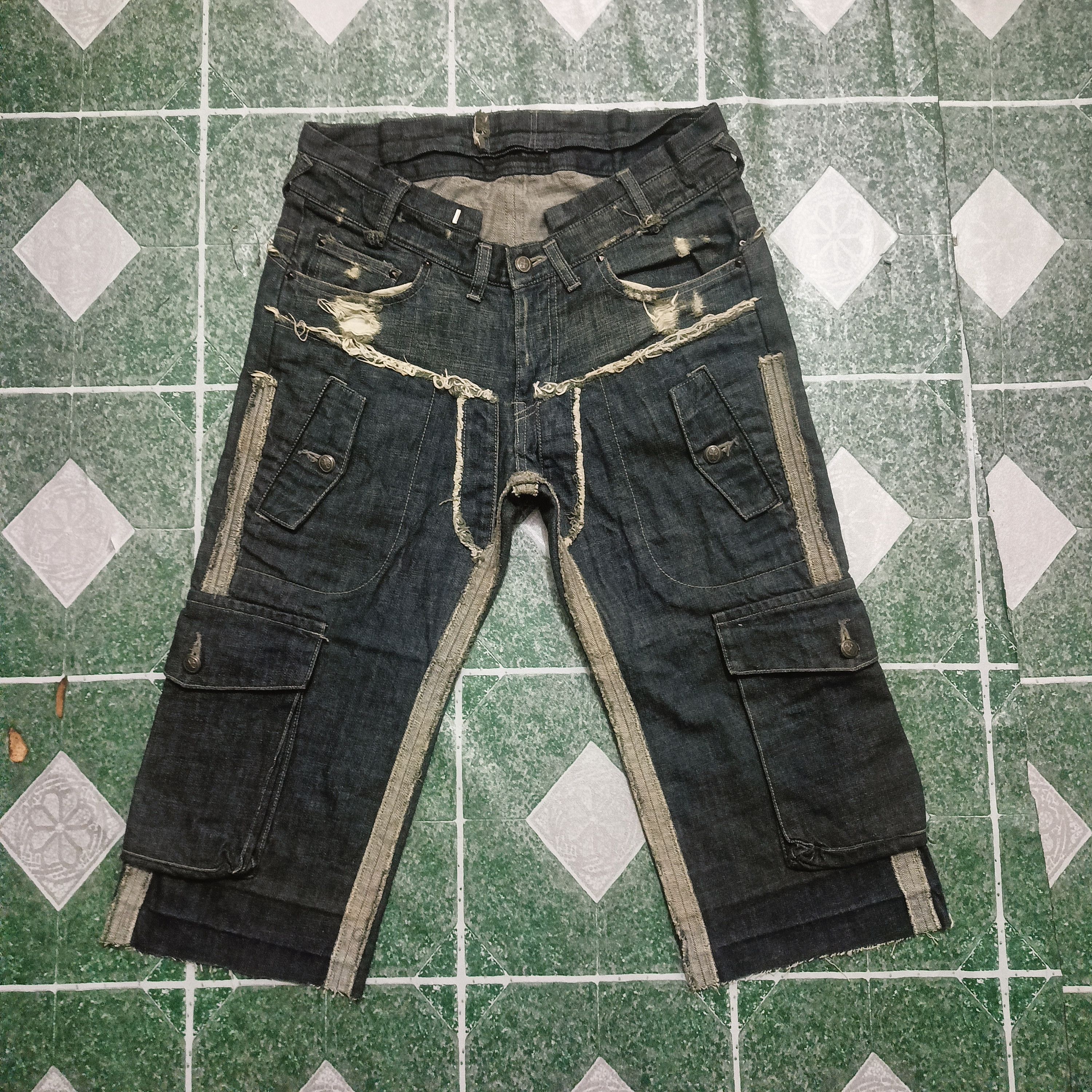 Tornado Mart Gimmick Coated Denim Cargo Tornado Mart Tornado