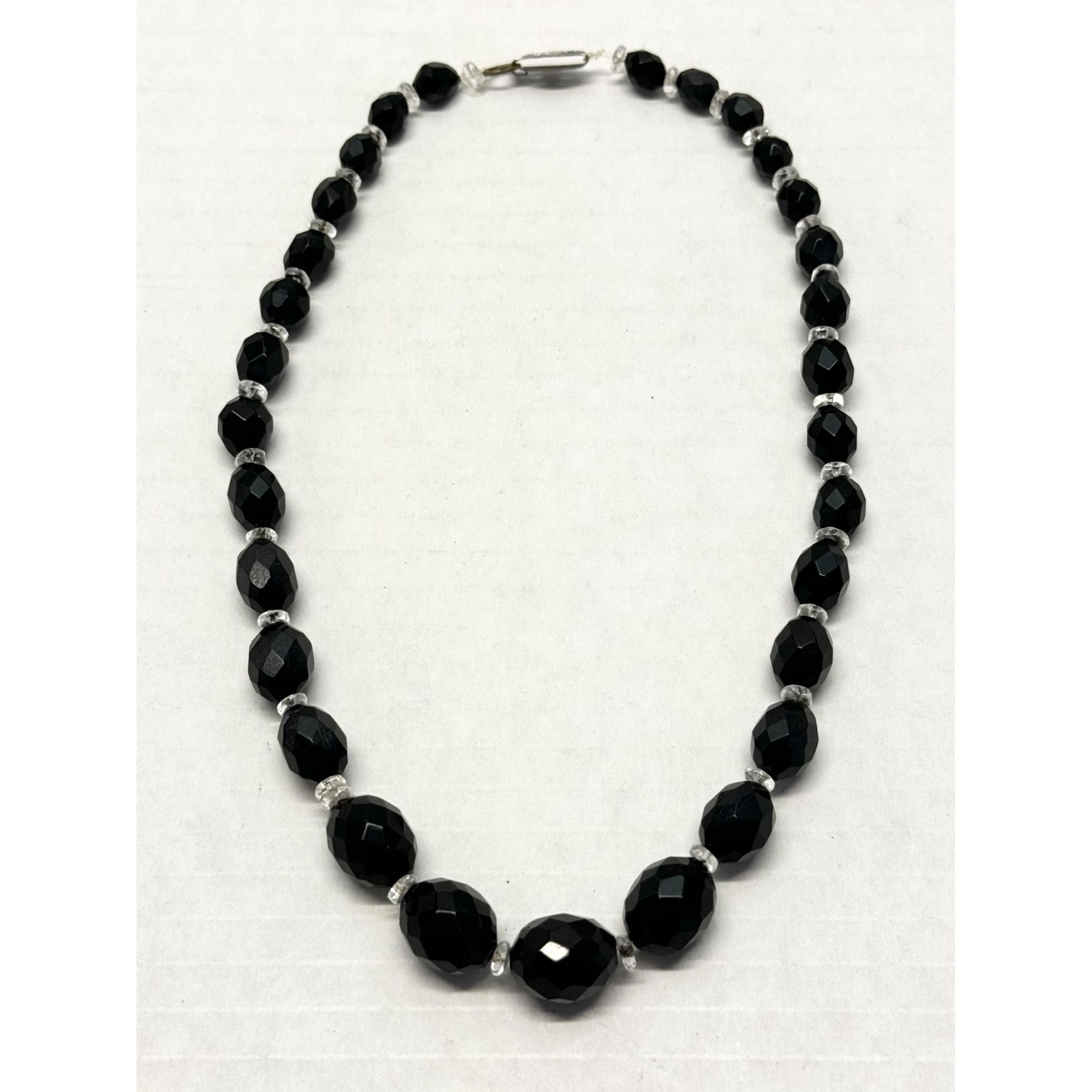 Vintage Art deco estate glass beaded necklace Size ONE SIZE - 2 Thumbnail