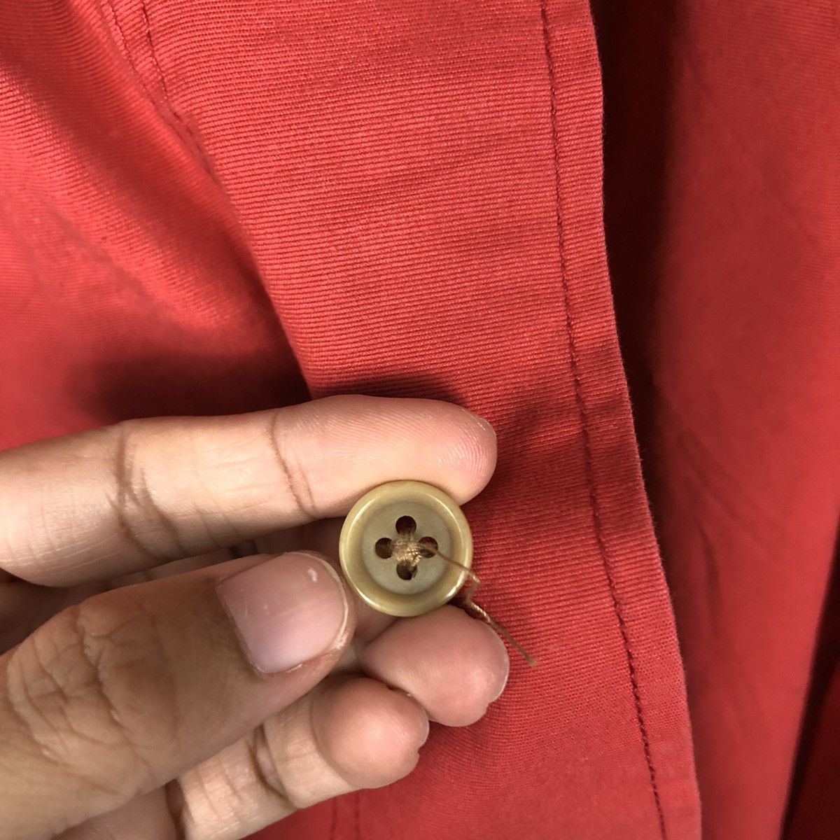 Chaps Ralph Lauren × Japanese Brand Rich Red Vintage Chore Jacket Duck Canvas Chaps Ralph Lauren Size US M / EU 48-50 / 2 - 17 Thumbnail