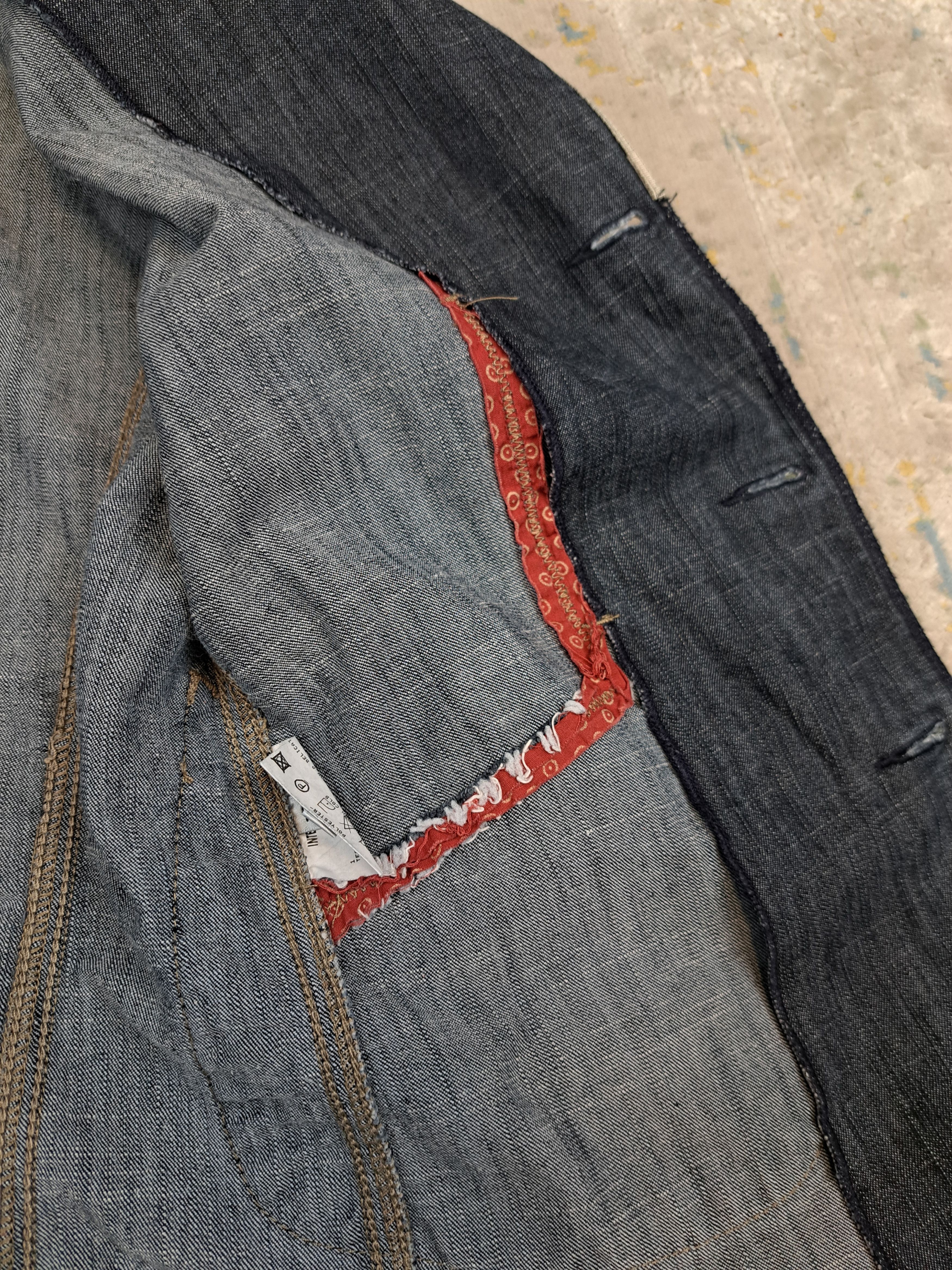 Marithe + Francois Girbaud Marithe Francois Girbaud Short Denim Blazer Jacket Archive Size M / US 6-8 / IT 42-44 - 7 Thumbnail