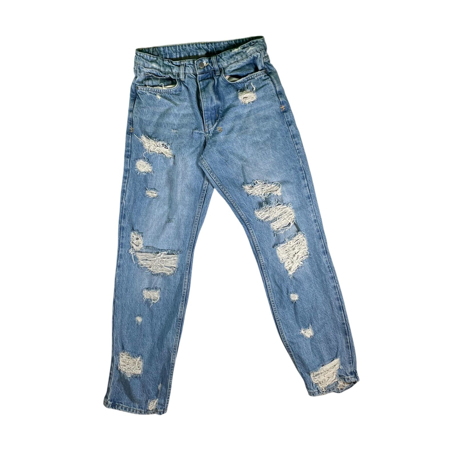 Ksubi Ksubi Thrashed Light Wash Jeans Size US 30 / EU 46 - 1 Thumbnail