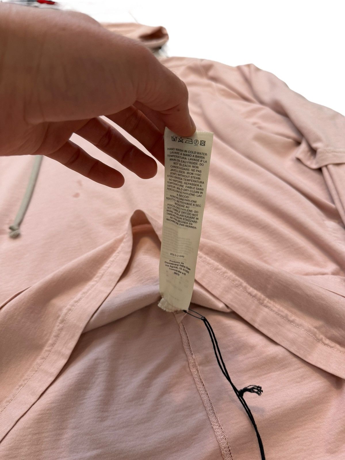 Rick Owens × Rick Owens Drkshdw Pink Hustler Layer Hoodie Size US S / EU 44-46 / 1 - 5 Thumbnail