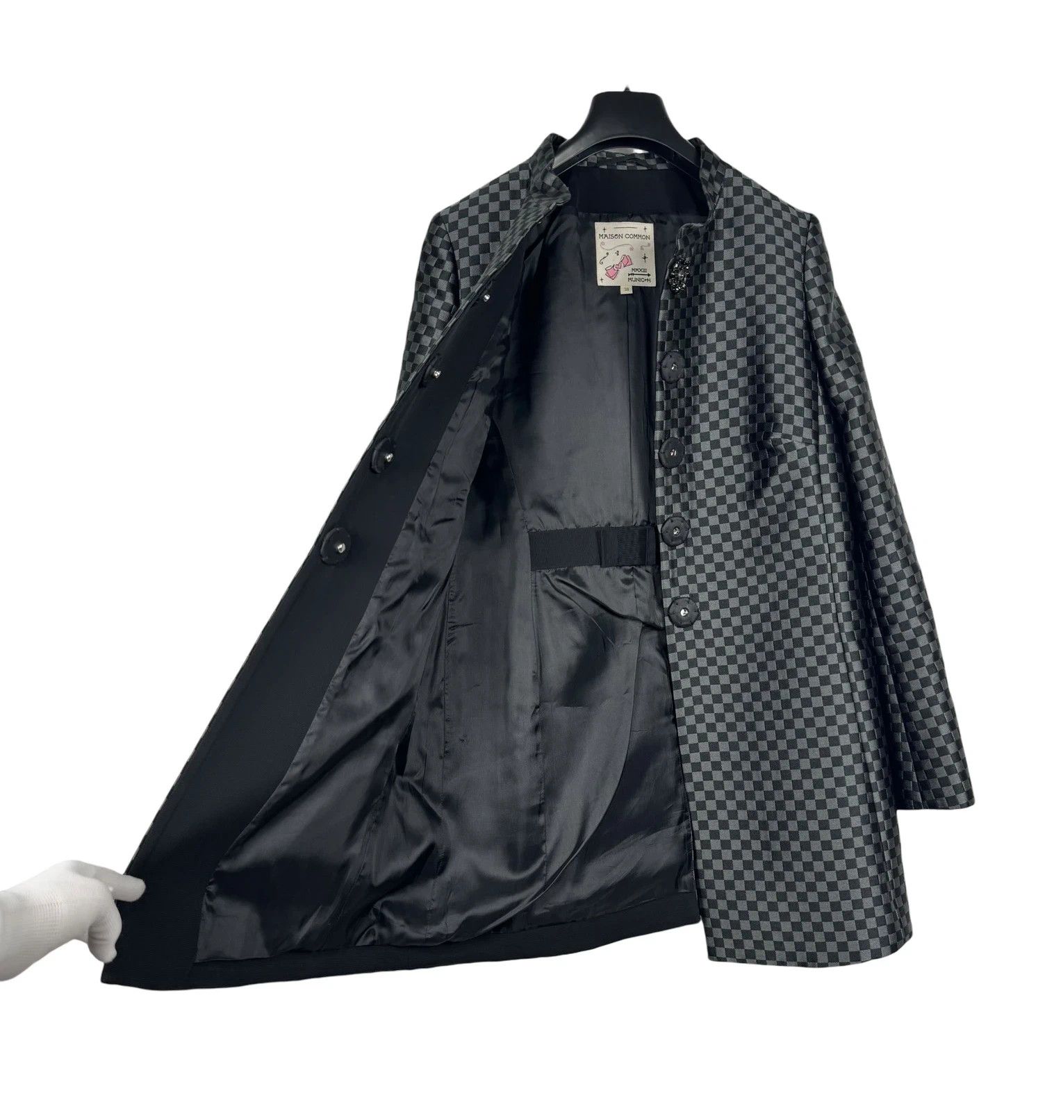 Other Maison Common Munich Damier Coat Polyester Silk size 38 Size M / US 6-8 / IT 42-44 - 12 Thumbnail