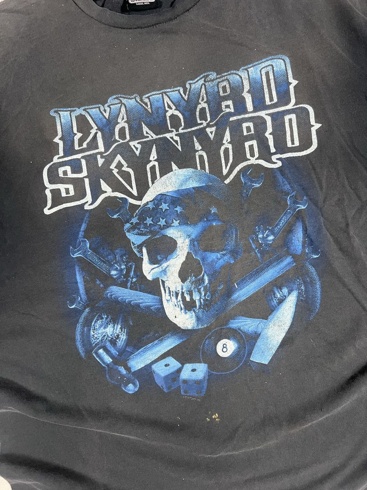 Band Tees Vintage Y2K Faded Lynyrd Skynyrd Winterland Skull Band Tee Size US XL / EU 56 / 4 - 2 Thumbnail