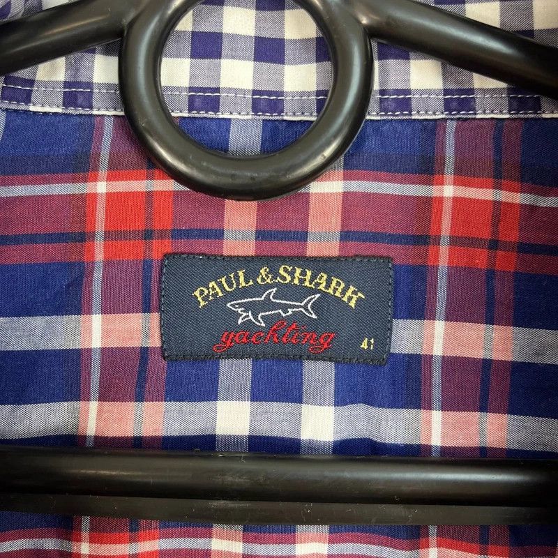 Paul & Shark Paul And Shark Yachting Plaid Long Sleeve Shirt Size L Size US L / EU 52-54 / 3 - 3 Thumbnail