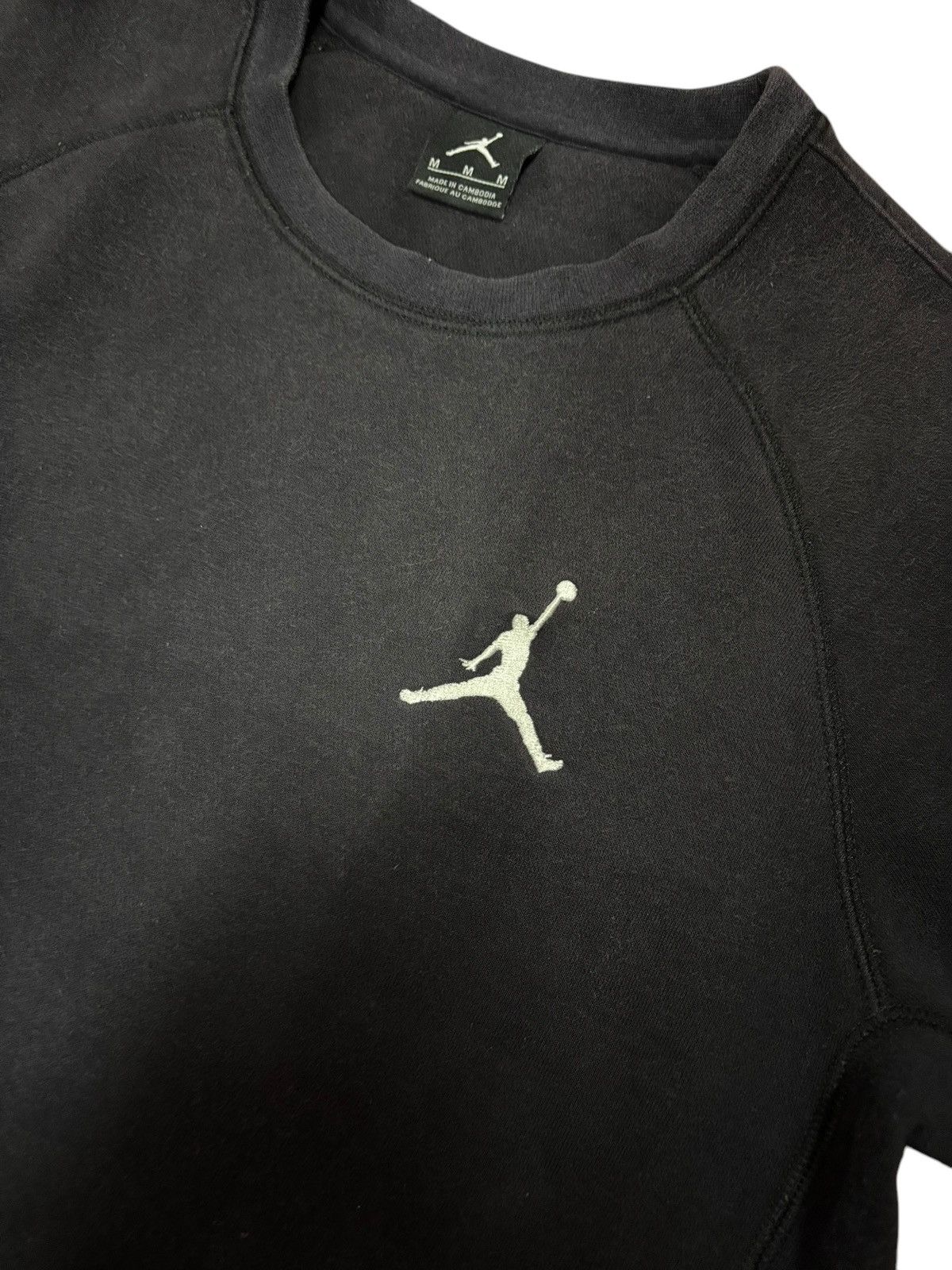 Jordan Brand × NBA Vintage JORDAN Embroidered Logo Sweatshirt Size US M / EU 48-50 / 2 - 6 Thumbnail
