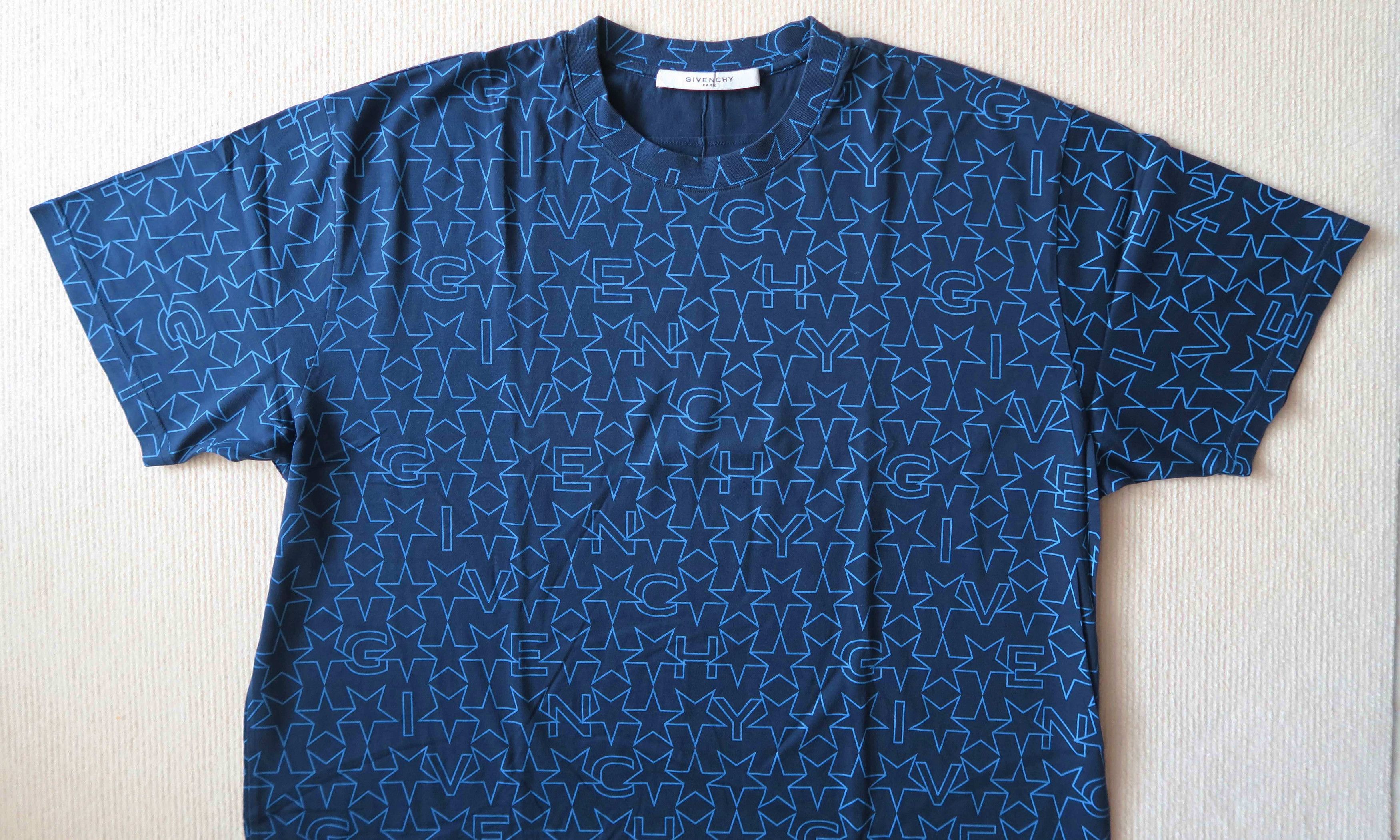 Givenchy Givenchy Star Print Lettering Oversized T-Shirt Size US M / EU 48-50 / 2 - 2 Thumbnail