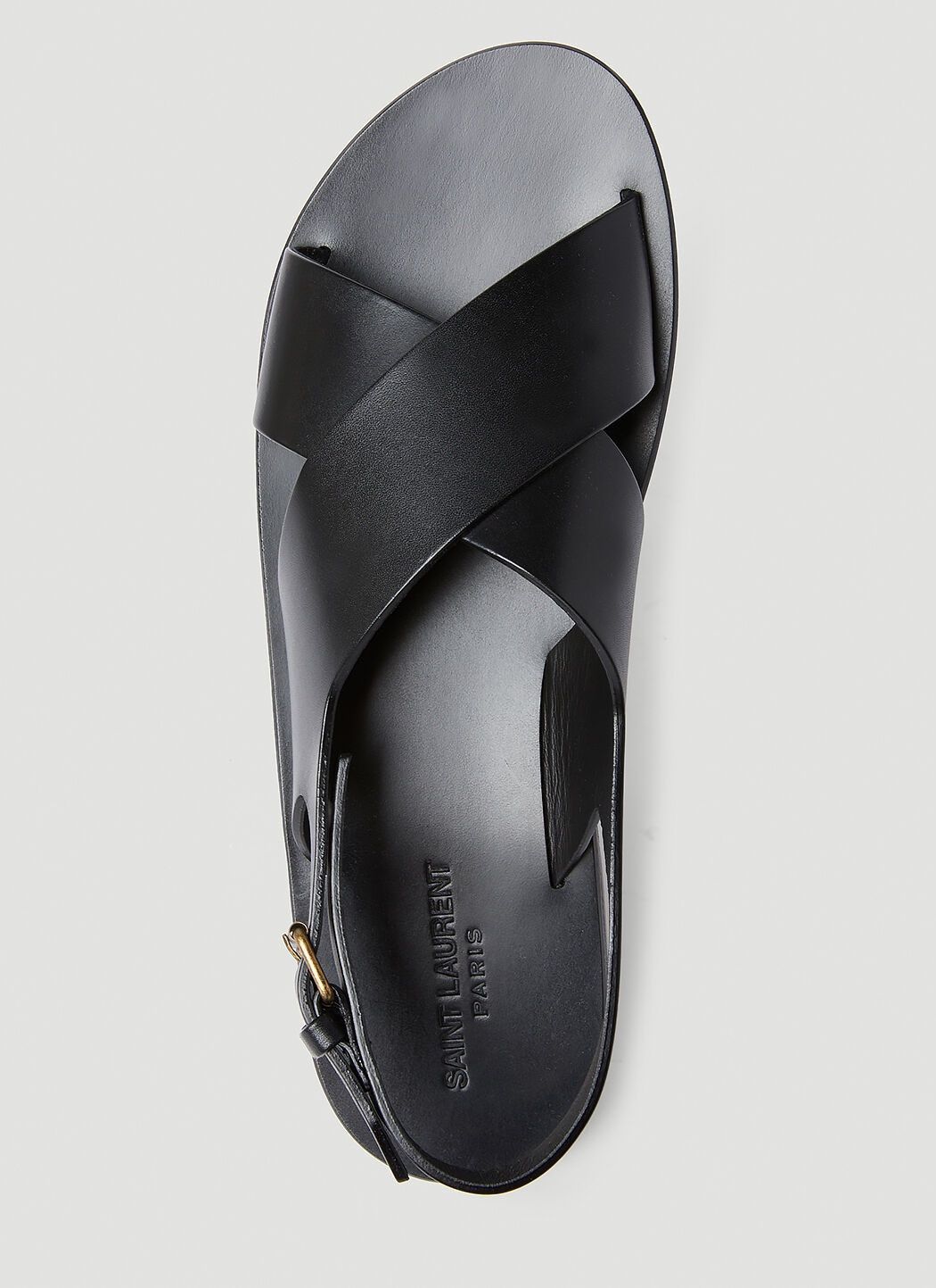 Saint Laurent Paris Saint Laurent Paris Mojave Sandals - Black Calf Leather Size US 8 / EU 41 - 5 Thumbnail