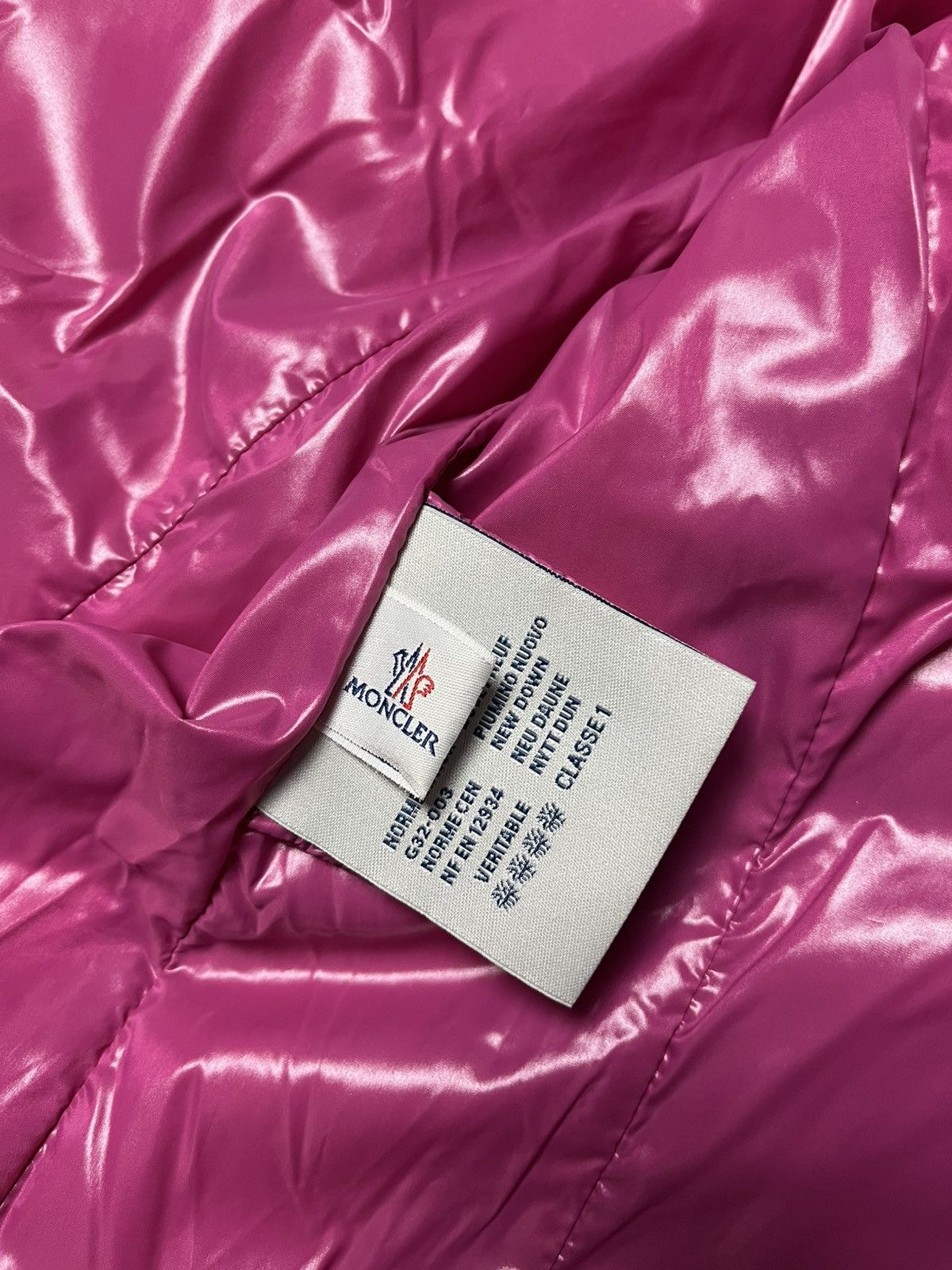 Moncler Moncler Glossy Down Puffer Jacket Burgundy Size L / US 10 / IT 46 - 19 Thumbnail