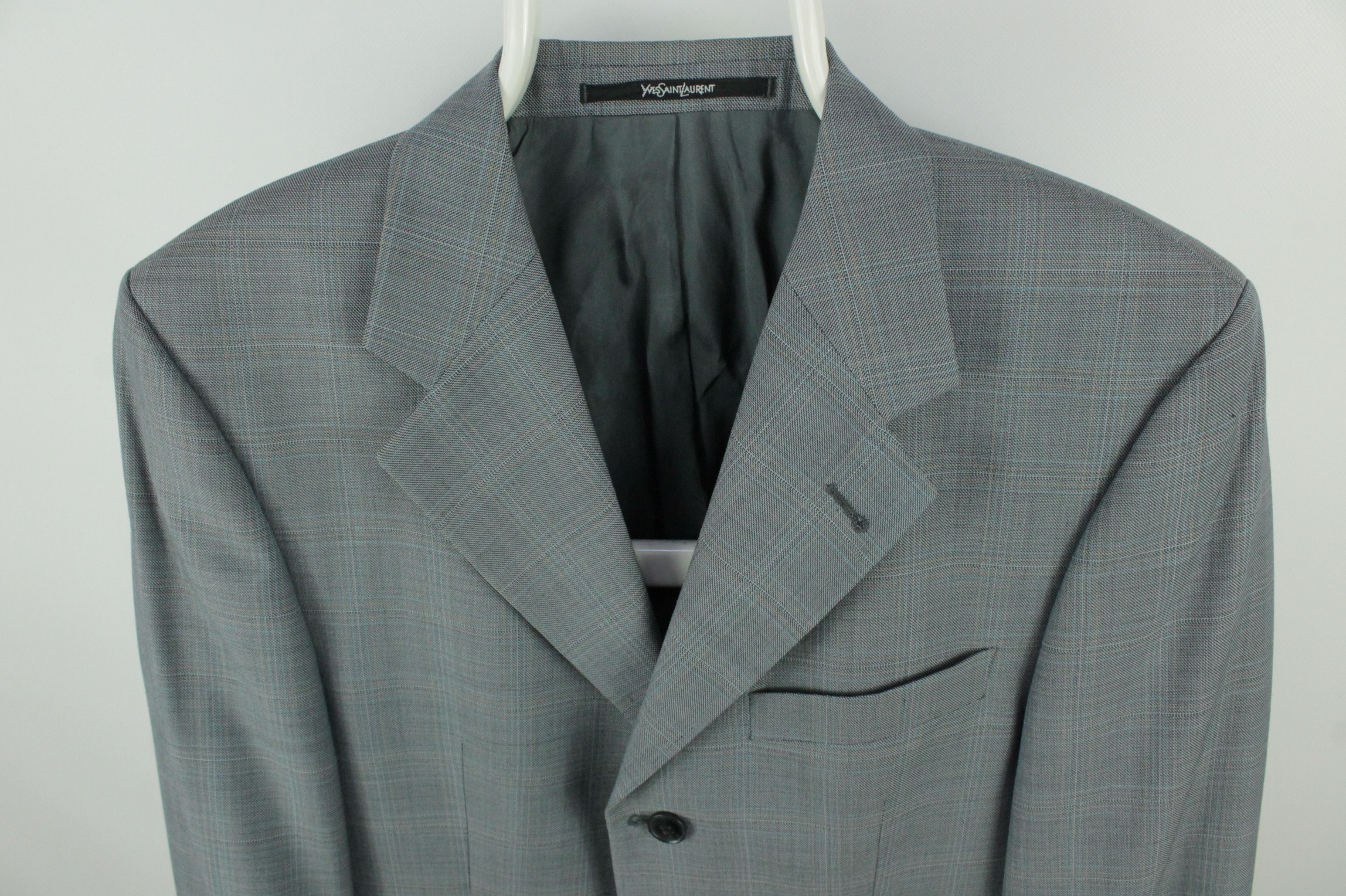 Yves Saint Laurent Vintage Yves Saint Laurent Pour Homme Blazer Jacket Size US M / EU 48-50 / 2 - 2 Thumbnail