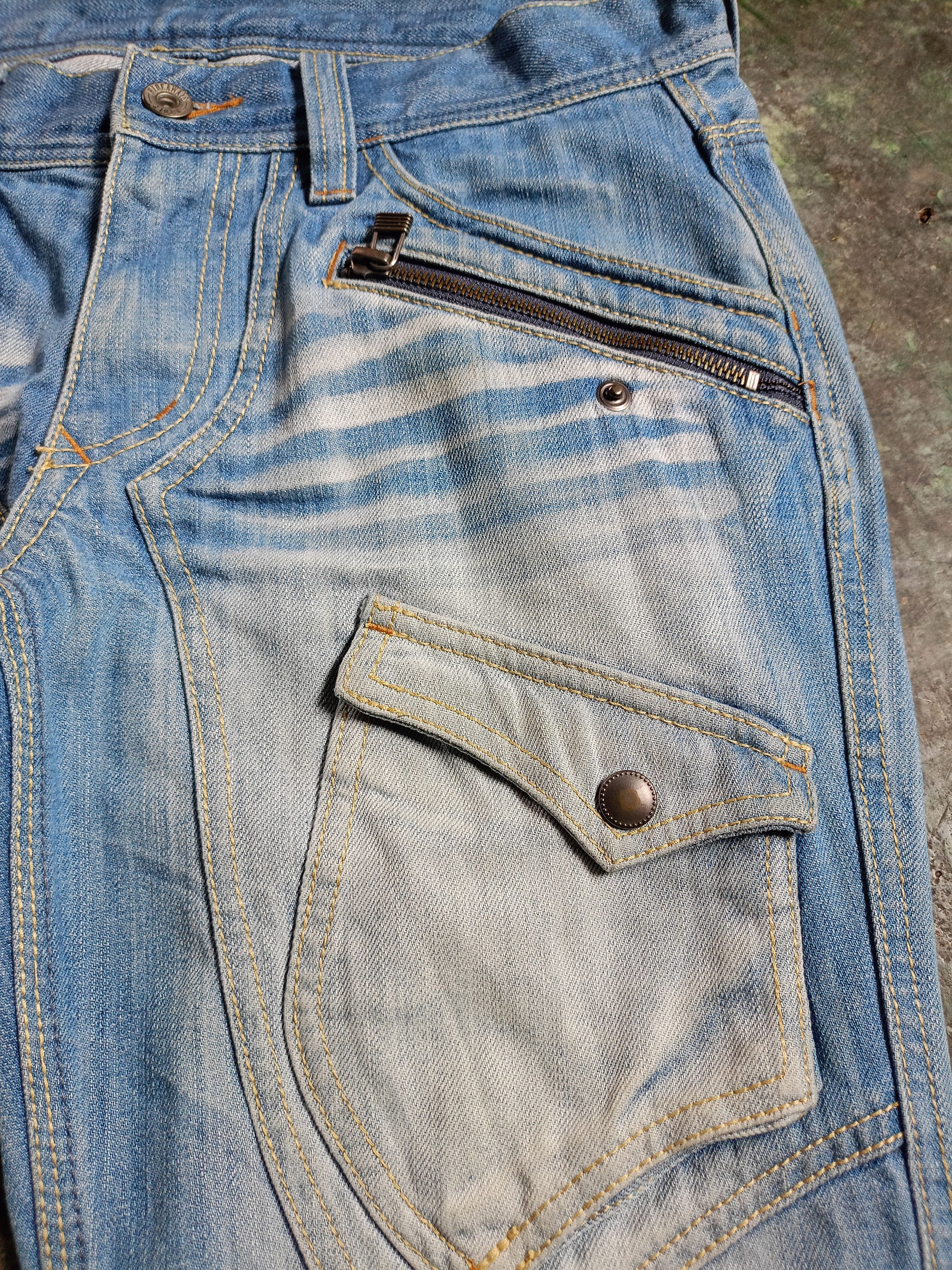 Nicole Club 2000s Hideaways Nicole Denim Shorts Pants style kmrii Size US 32 / EU 48 - 3 Thumbnail