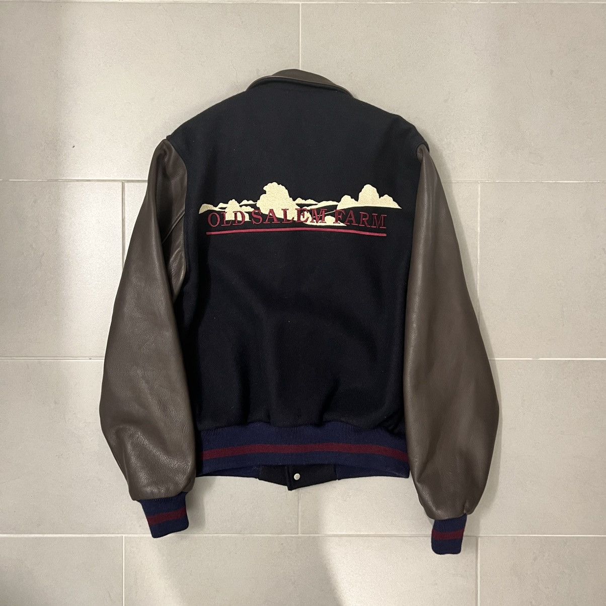 Vintage Vintage Soft USA Cowhide Leather Varsity Jacket Champion Size US S / EU 44-46 / 1 - 2 Thumbnail