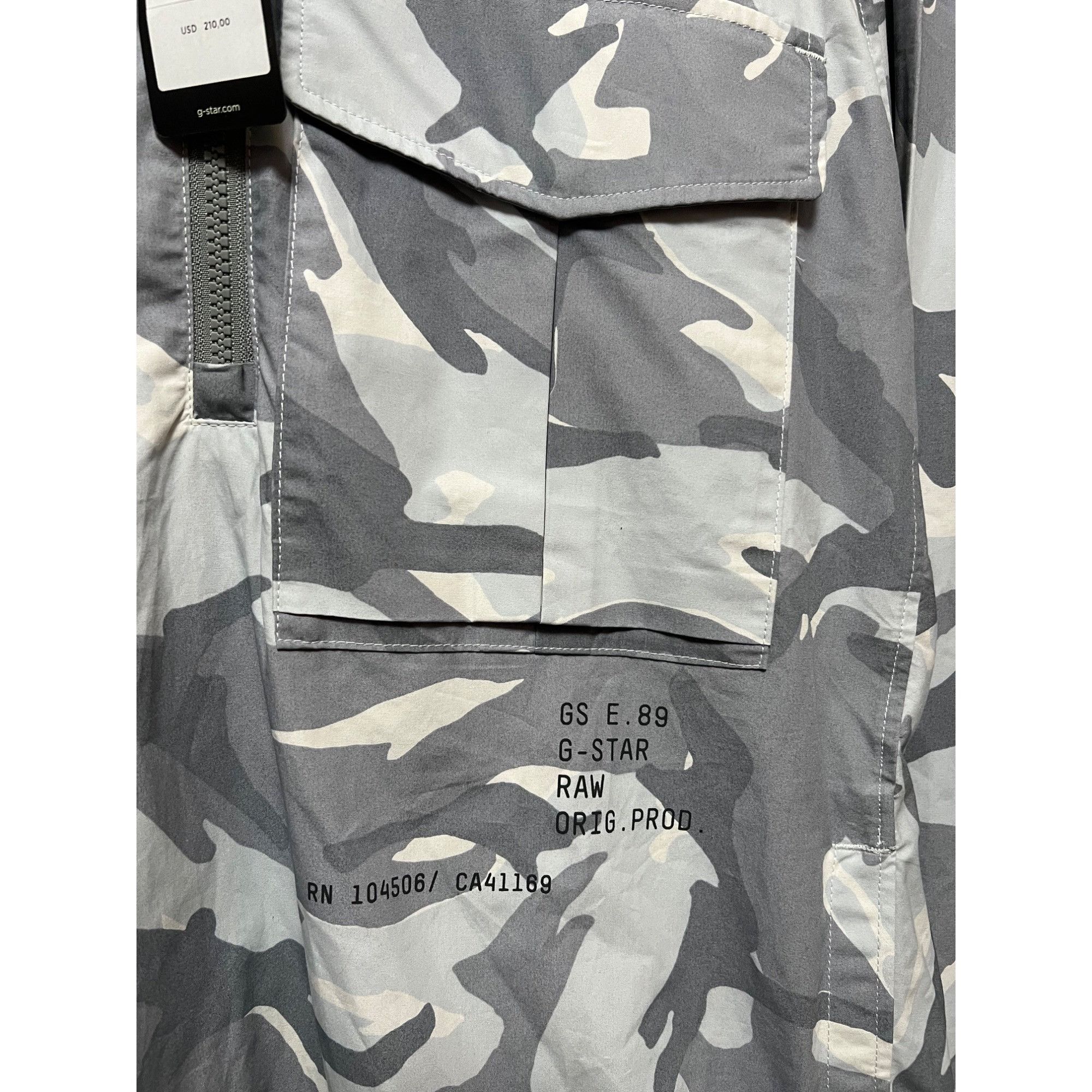 G-Star G Star Raw Half Zip Overshirt Mens Jacket NWT - Size XL Size US XL / EU 56 / 4 - 4 Thumbnail