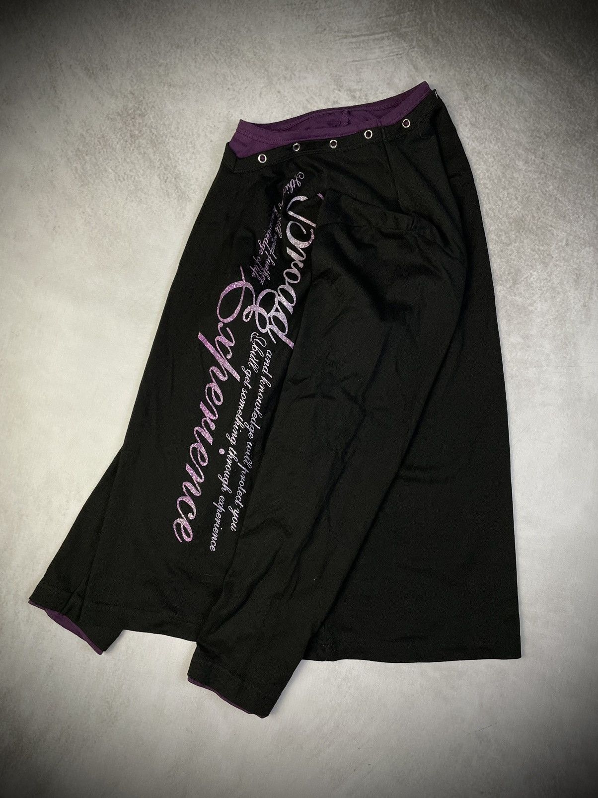 If Six Was Nine 2000s Beaumont Vkei Style Poem Longsleeve Size US L / EU 52-54 / 3 - 6 Thumbnail