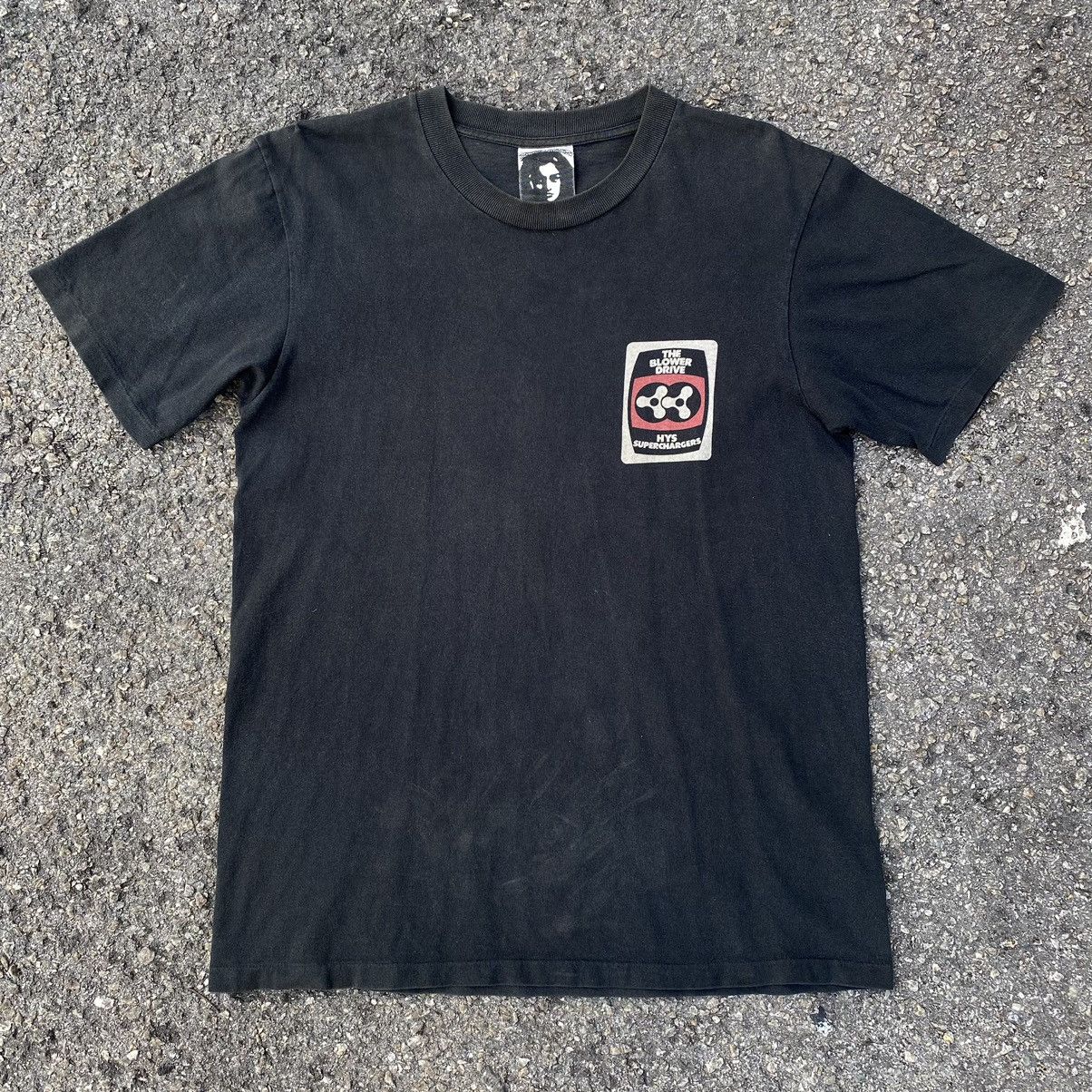 image of Hysteric Glamour Hys Blower Drive Shop Vintage Black Tshirt, Men's (Size Small)