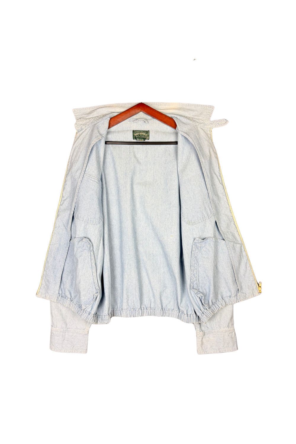 Polo Ralph Lauren 90s Polo Country Ralph Lauren Chambray Zip Jacket Size US L / EU 52-54 / 3 - 3 Thumbnail
