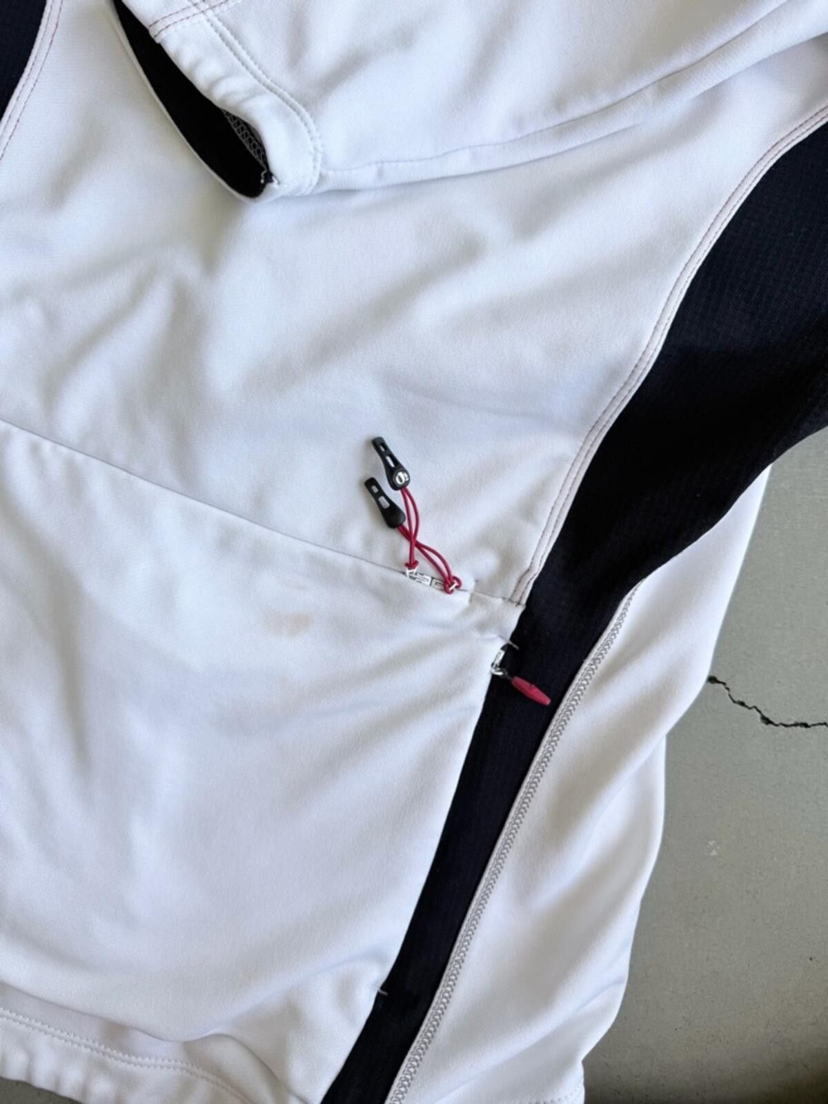 PEARL iZUMi Pearl Izumi / Thermal Zip Jacket / White Black Cycling Size M / US 6-8 / IT 42-44 - 2 Thumbnail