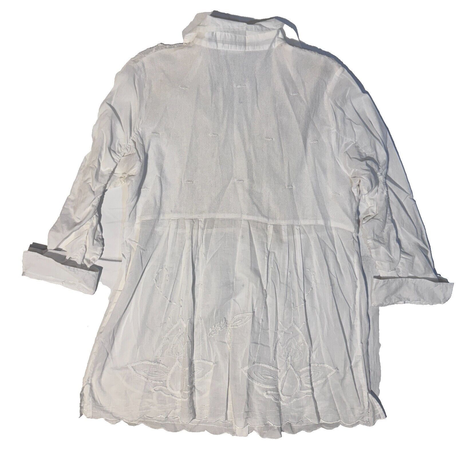 Other Parsely & Sage Gemstone Button Shirt Blouse Size L Artsy Emb Size L / US 10 / IT 46 - 10 Thumbnail