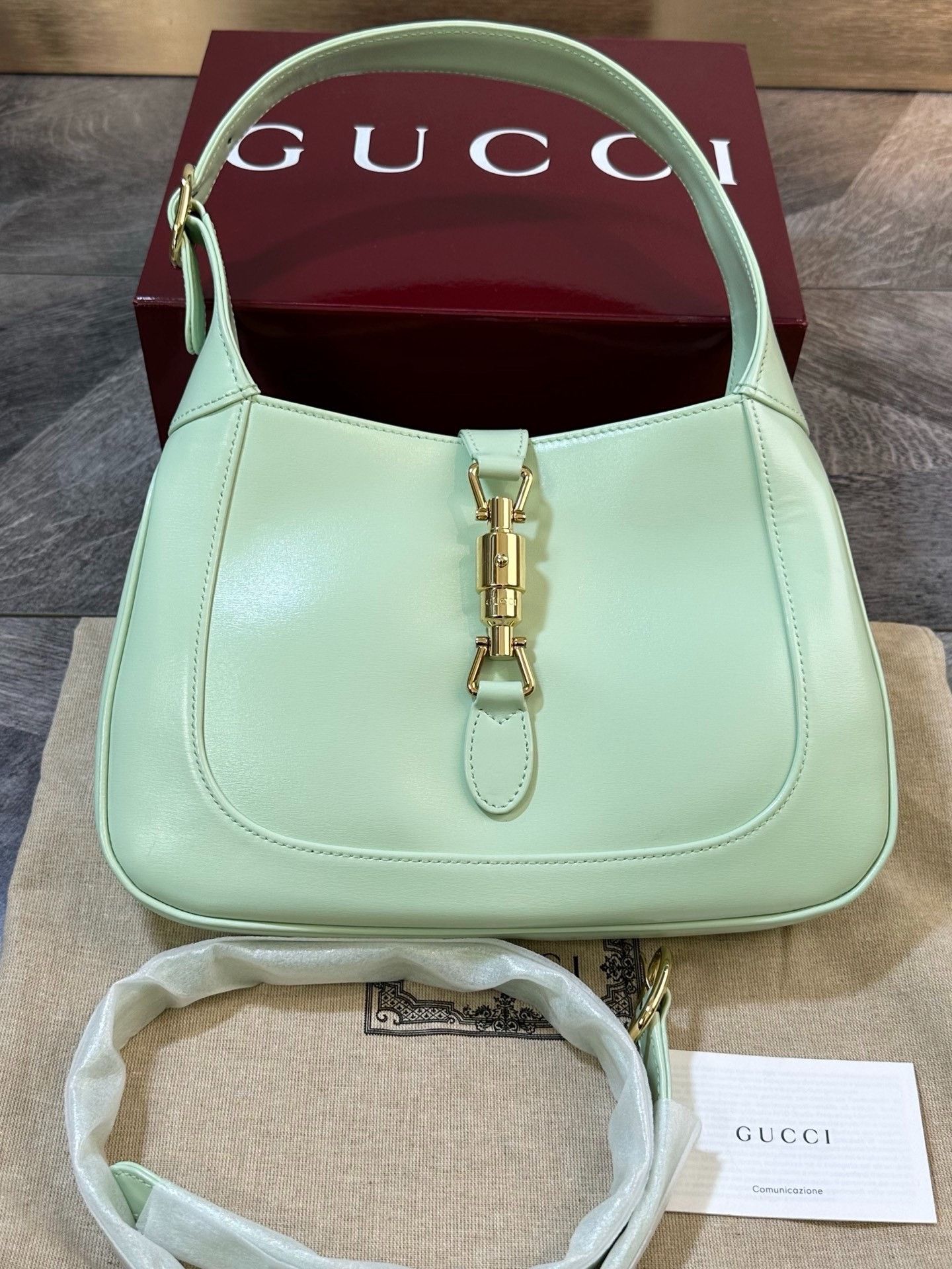 Gucci Gucci New Mint Green Jackie 1961 Bag Size ONE SIZE - 1 Thumbnail