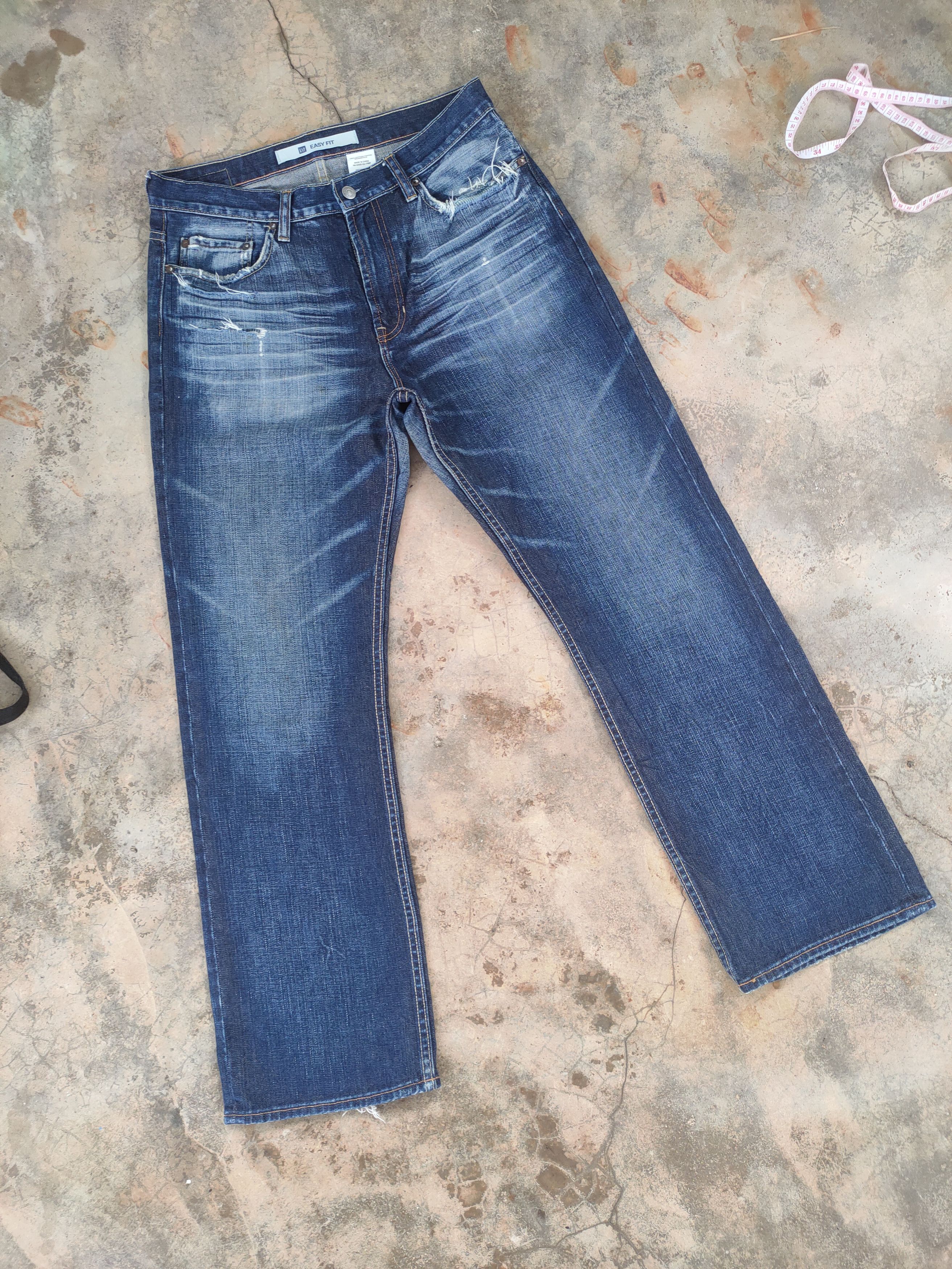 Gap W33 VINTAGE GAP FADED DISTRESSED JEANS PANTS Size US 33 - 2 Thumbnail