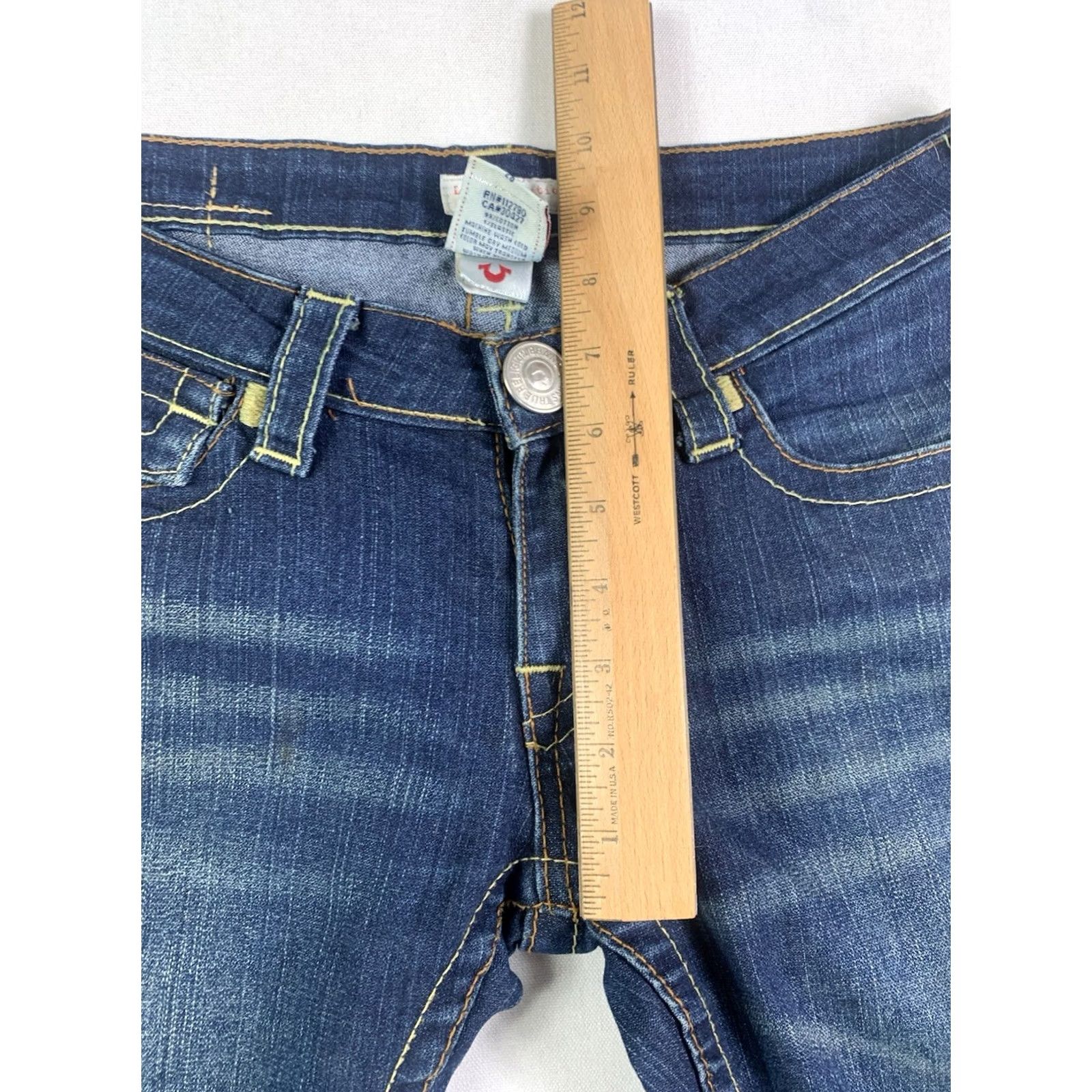 True Religion VINTAGE False? True Religion Becky Jeans 26 Blue Womens Jeans Flared 30x30 Size 26" / US 2 / IT 38 - 5 Thumbnail