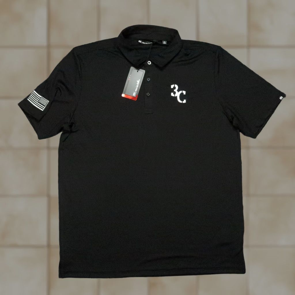 TravisMathew Travis Mathew Polo Shirt Mens XL Black Short Sleeve Polo NWT Coto Performance Golf NWT Size US XL / EU 56 / 4 - 1 Thumbnail