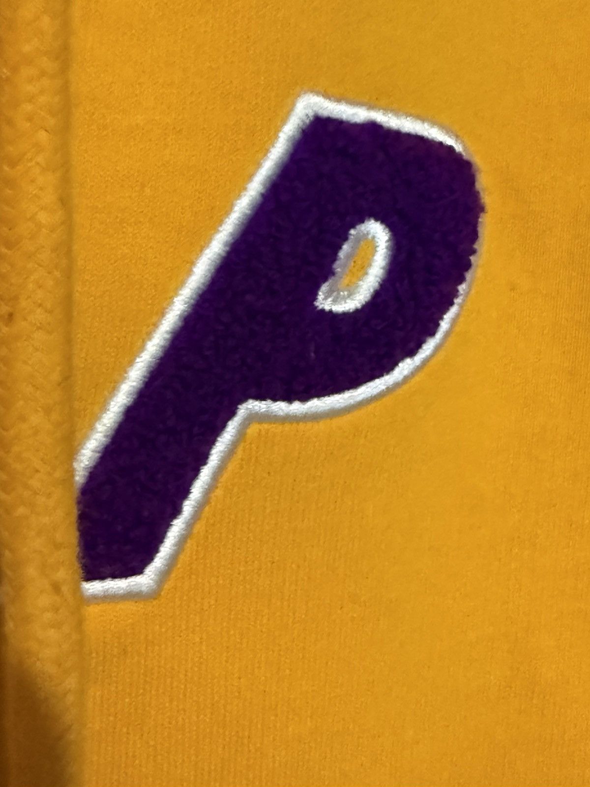 Supreme 2020 Palace Tri‑Chenille Hoodie Yellow Purple Premium Size US L / EU 52-54 / 3 - 3 Thumbnail