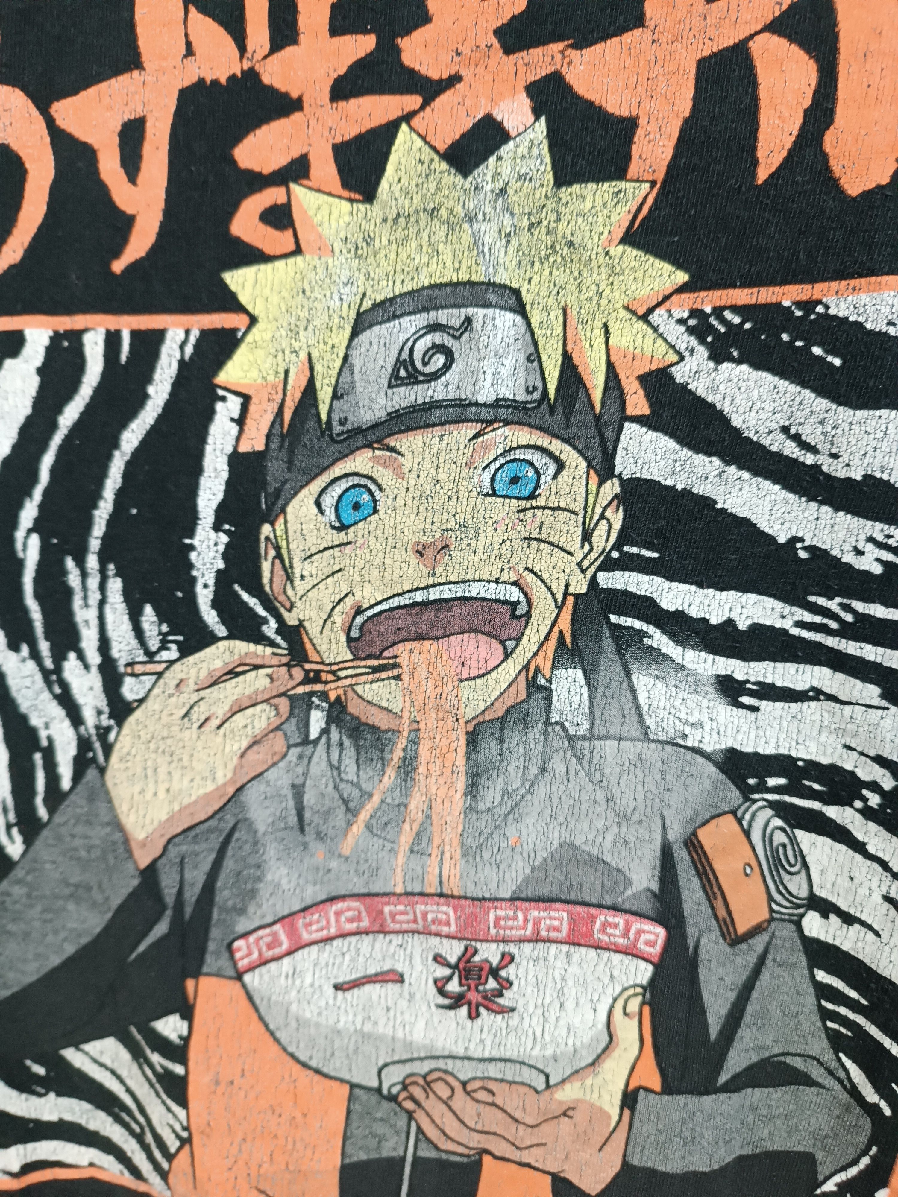 Vintage THRASHED FADED NARUTO SHIPUDEN RAMEN SHOP bleach one piece Size US XXL / EU 58 / 5 - 12 Thumbnail