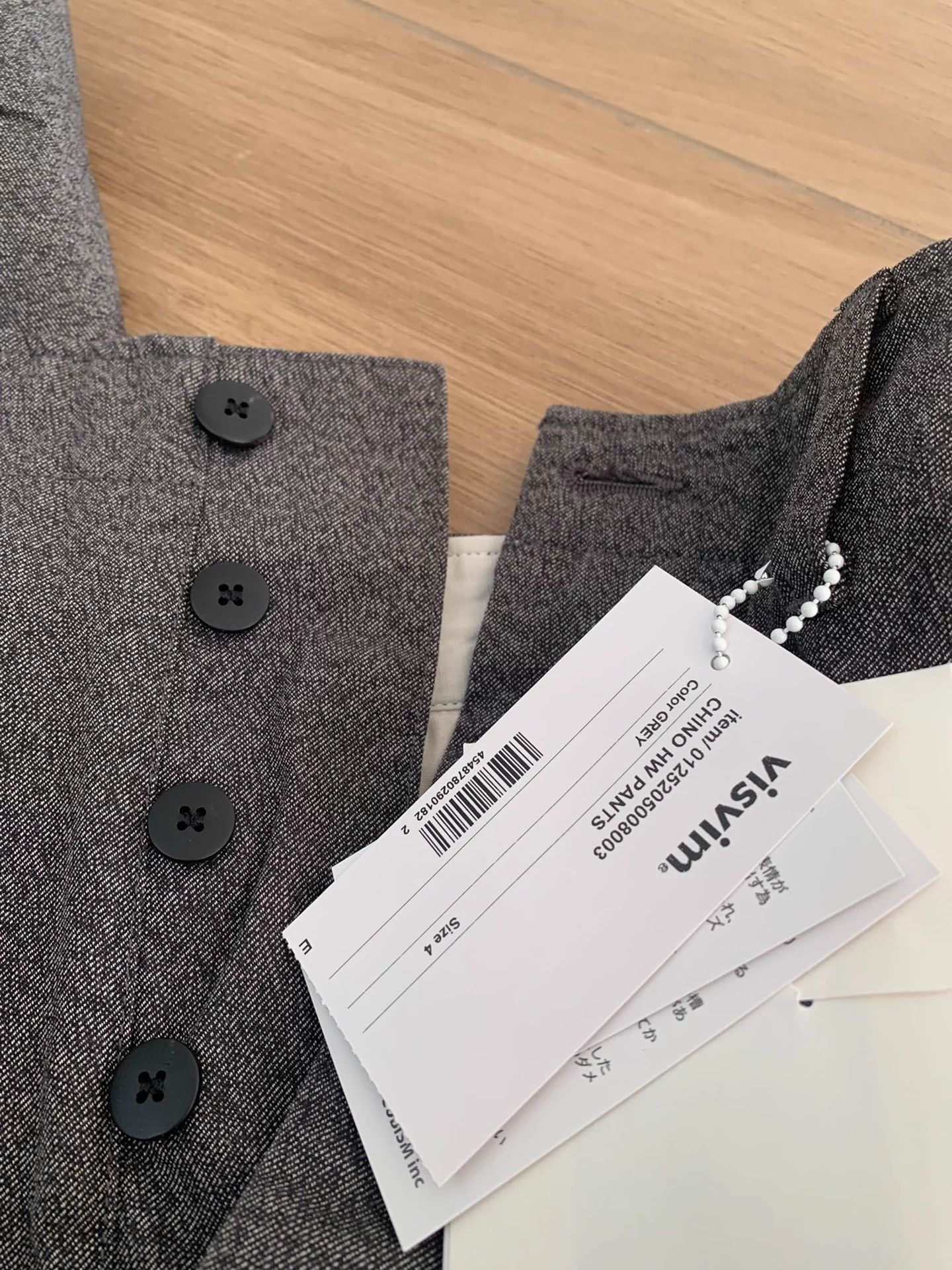 Visvim VISVIM 25AW CHINO HW Men's 9-Crop Gray 4 Paris Snap Size US 34 / EU 50 - 6 Thumbnail