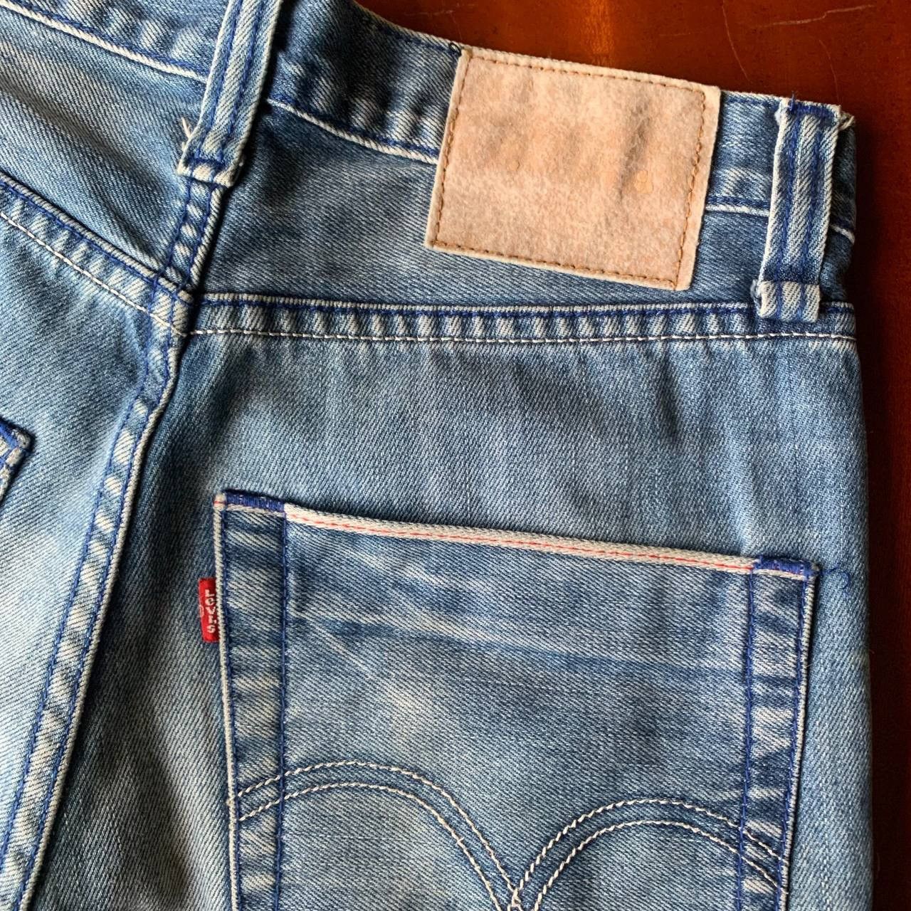CLOT × Levi's Levis x Clot x Kazuki Kuraishi 501 Blue Denim Short Pants Size US 30 / EU 46 - 15 Thumbnail