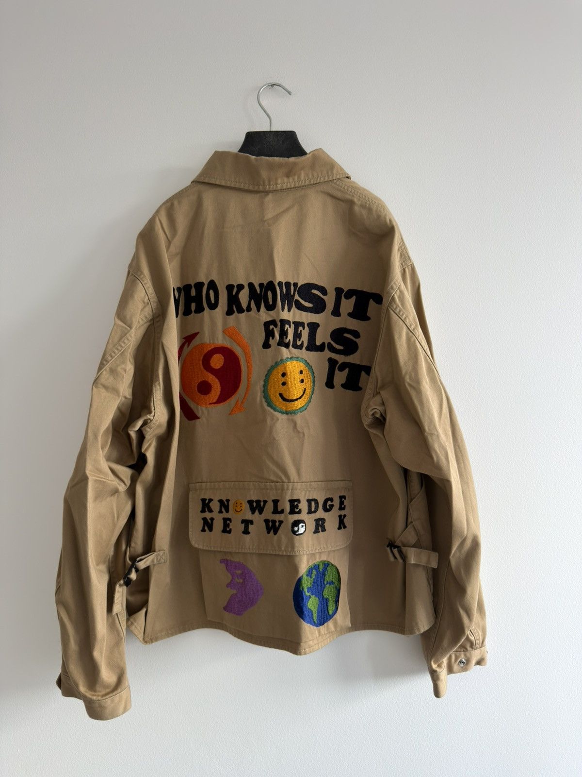 Cactus Plant Flea Market *RARE* CPFM HUMAN MADE KNOWLEDGE JACKET VEST EMBROIDERY Size US M / EU 48-50 / 2 - 8 Thumbnail