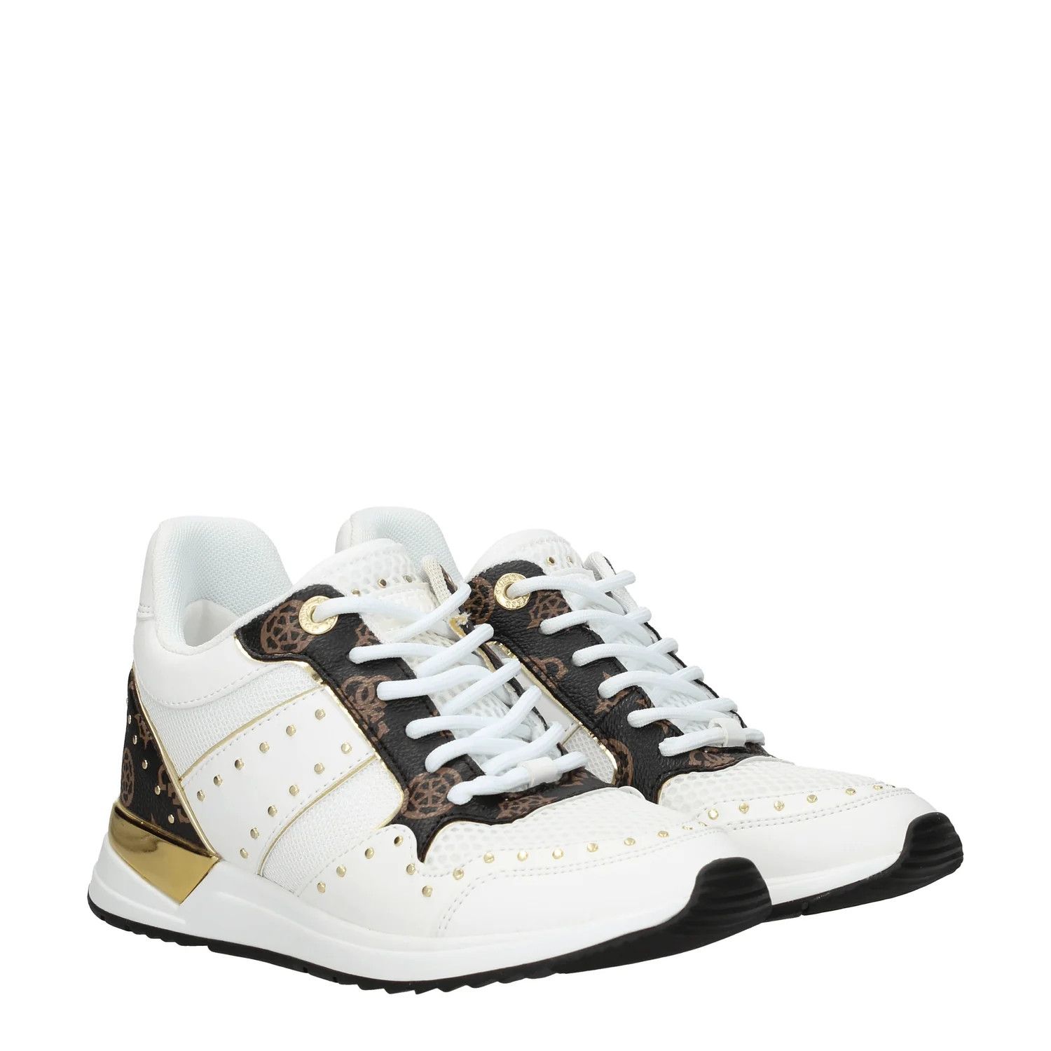 Guess ob1o1e1124 Polyurethane Sneakers in White/ Brown Size US 9 / IT 39 - 2 Thumbnail