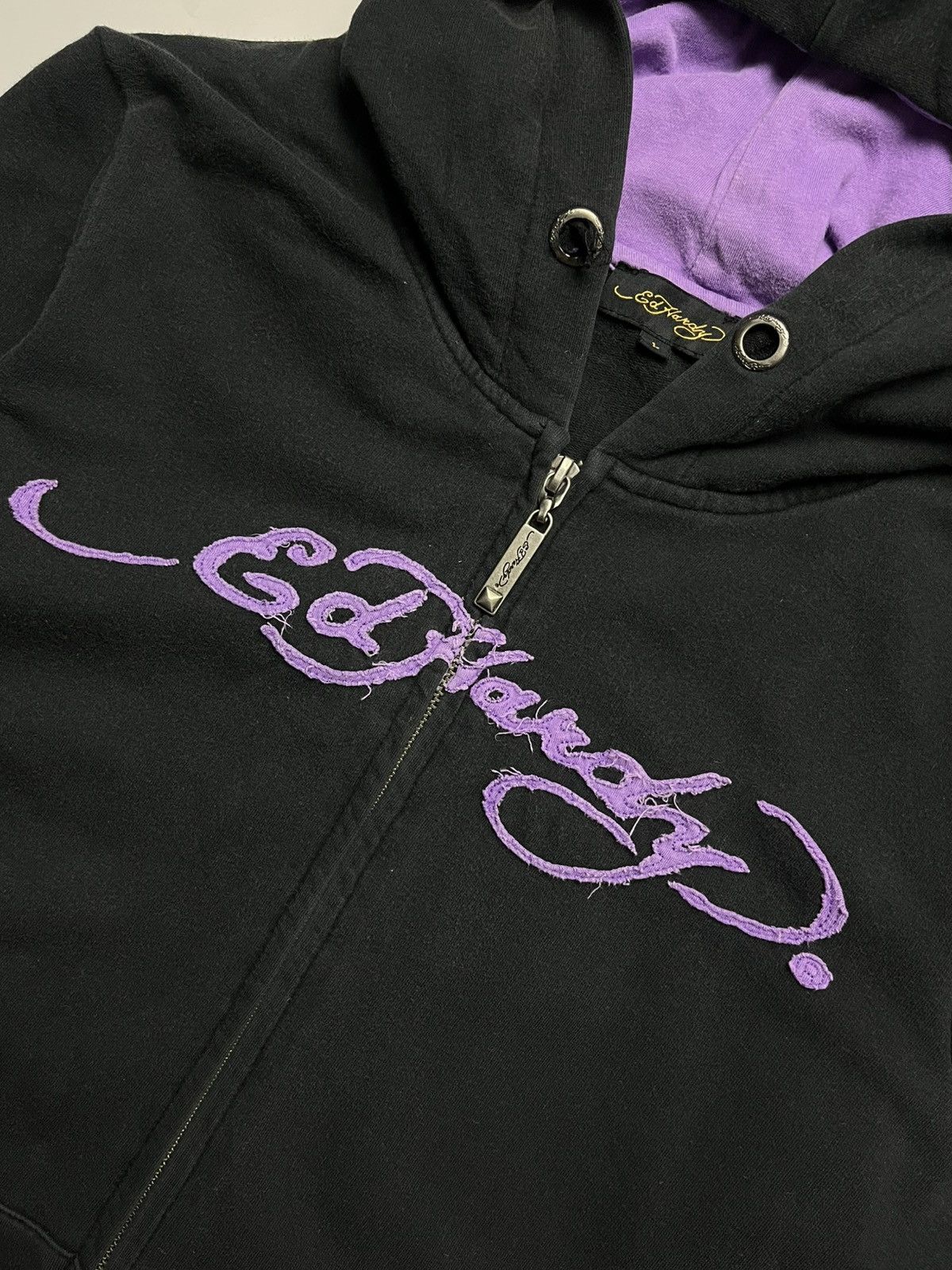 Ed Hardy Ed Hardy by Christian Audigier Zip-Up Hoodie Size L / US 10 / IT 46 - 5 Thumbnail