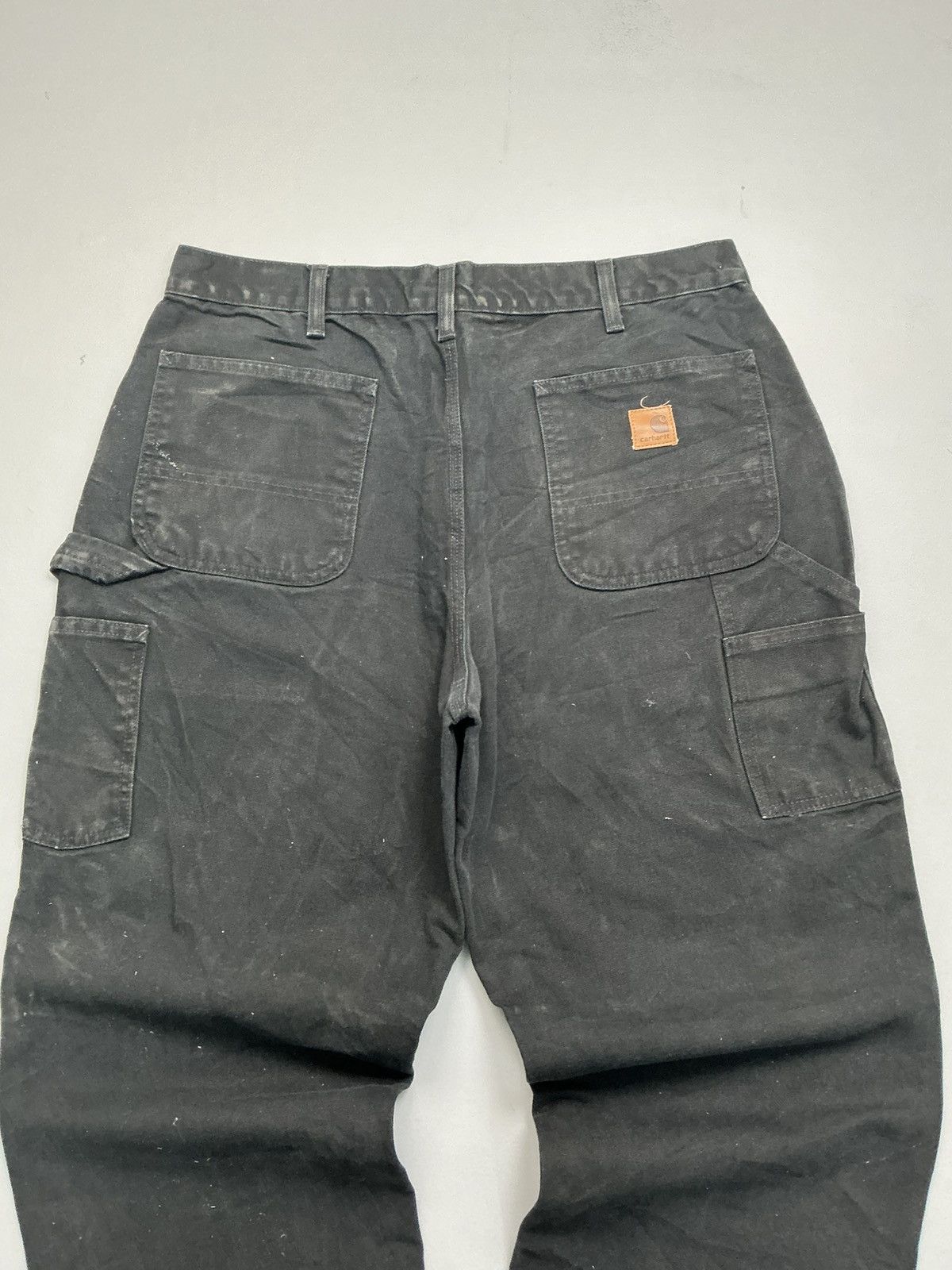 Carhartt Vintage Carhart B11 BLK Carpenter Workwear denim Size US 36 / EU 52 - 9 Thumbnail