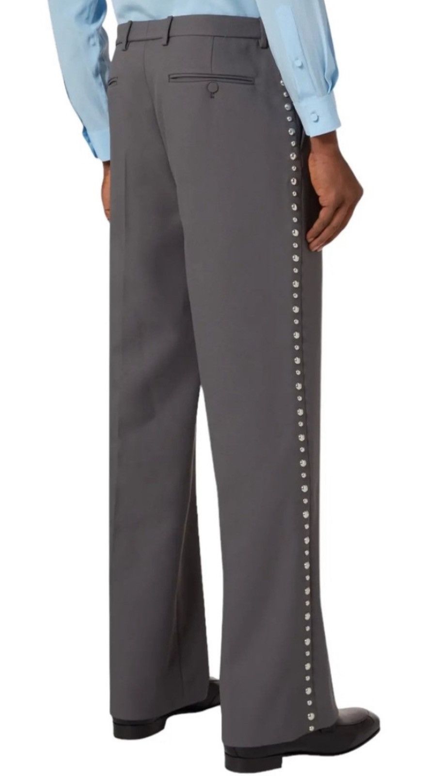 Gucci Stud sides fluid drill pants size46 Size US 30 / EU 46 - 1 Thumbnail