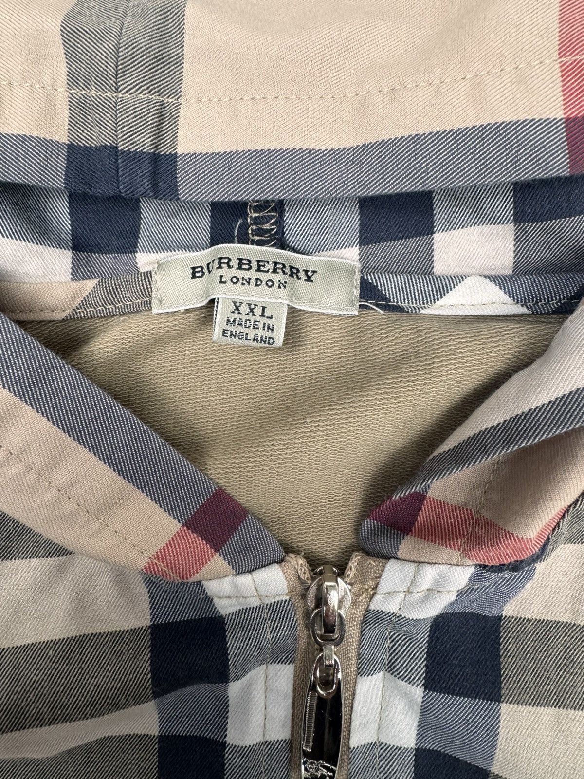 Burberry Burberry London Women Zip Hoodie Nova Check Beige Size M Size M / US 6-8 / IT 42-44 - 4 Thumbnail