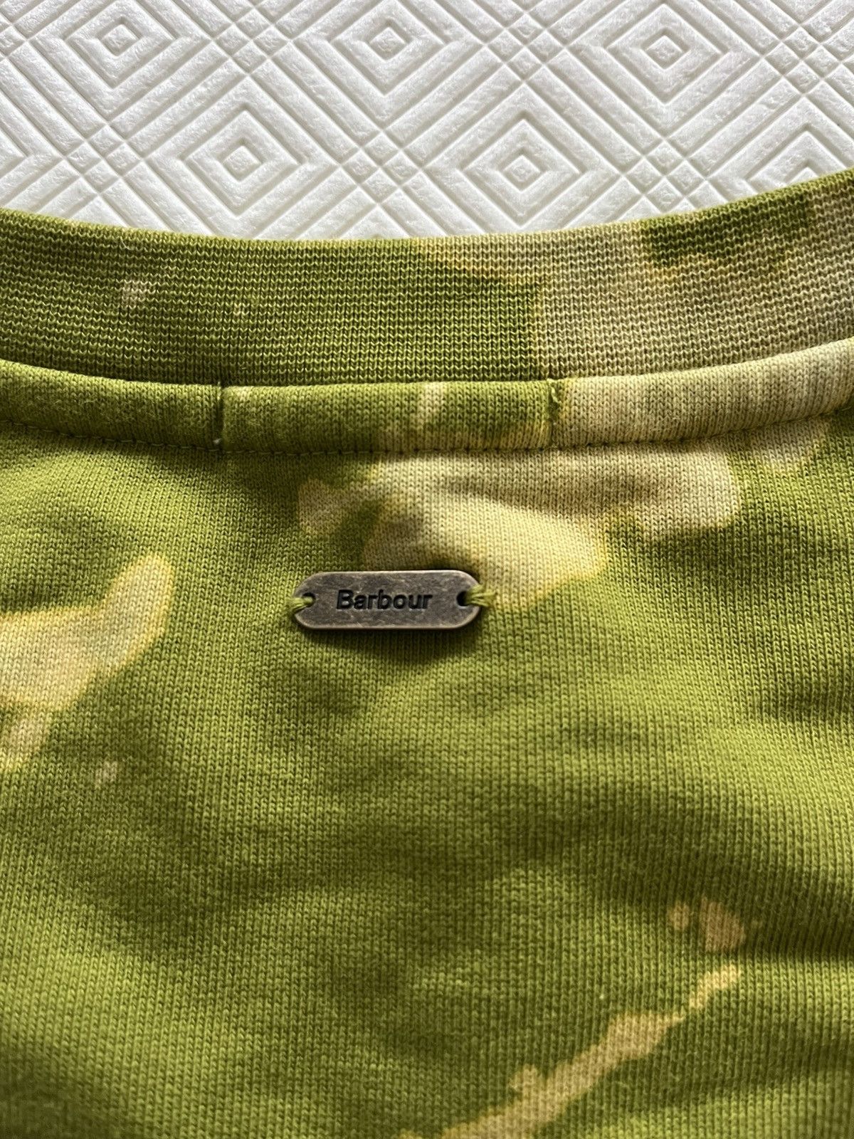 Barbour Barbour Northumberland Patch Overlayer Sweatshirt Tie-Dye Size US XL / EU 56 / 4 - 10 Thumbnail
