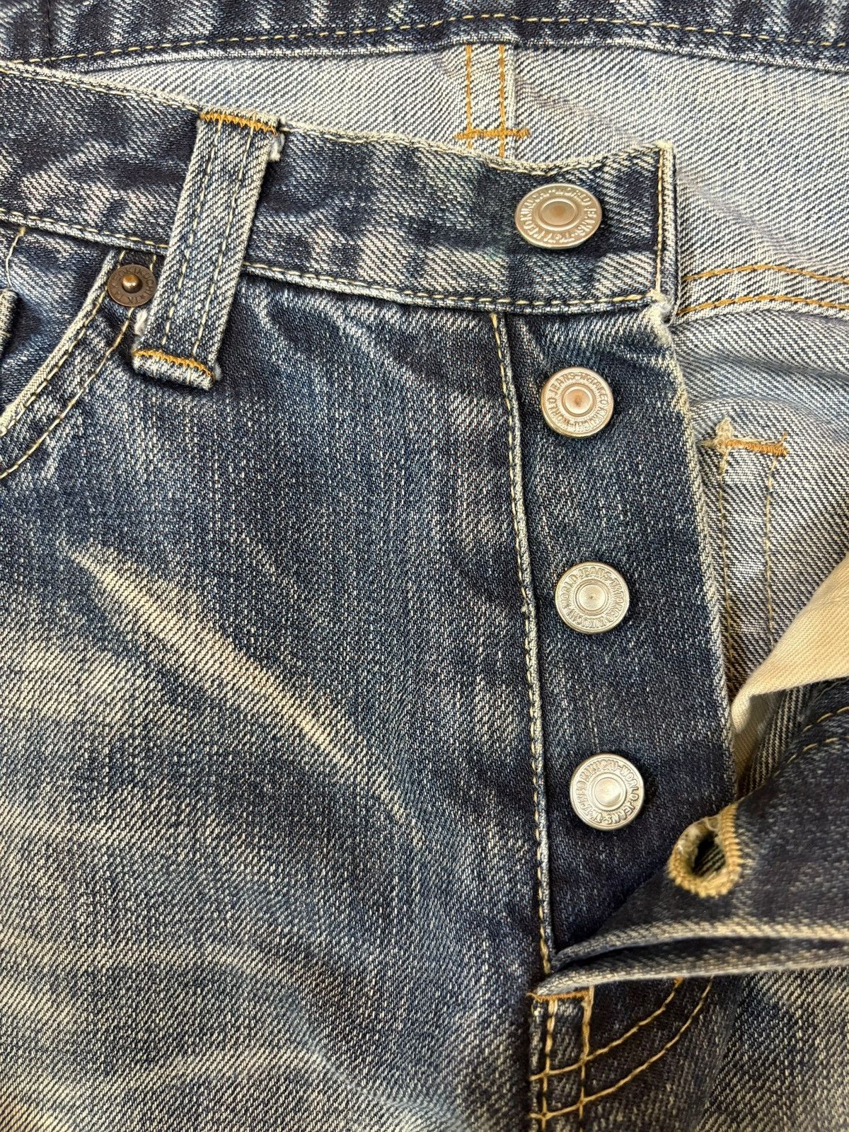 Takeo Kikuchi Vintage Takeo Kikuchi Rusty Mud Wash Distressed Jeans Size US 31 - 3 Thumbnail