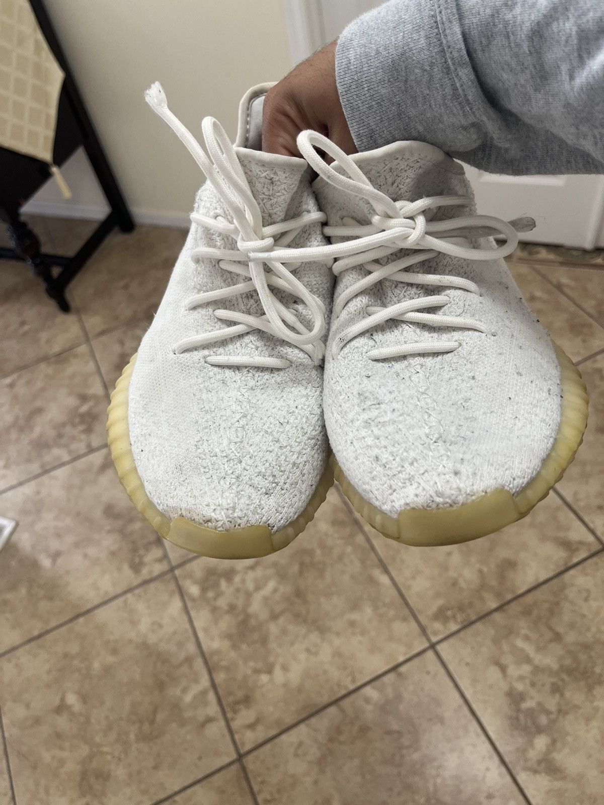 Adidas × Yeezy Yeezy boost 350 V2 ‘Cream White/Triple White’ Size US 9 / EU 42 - 2 Thumbnail