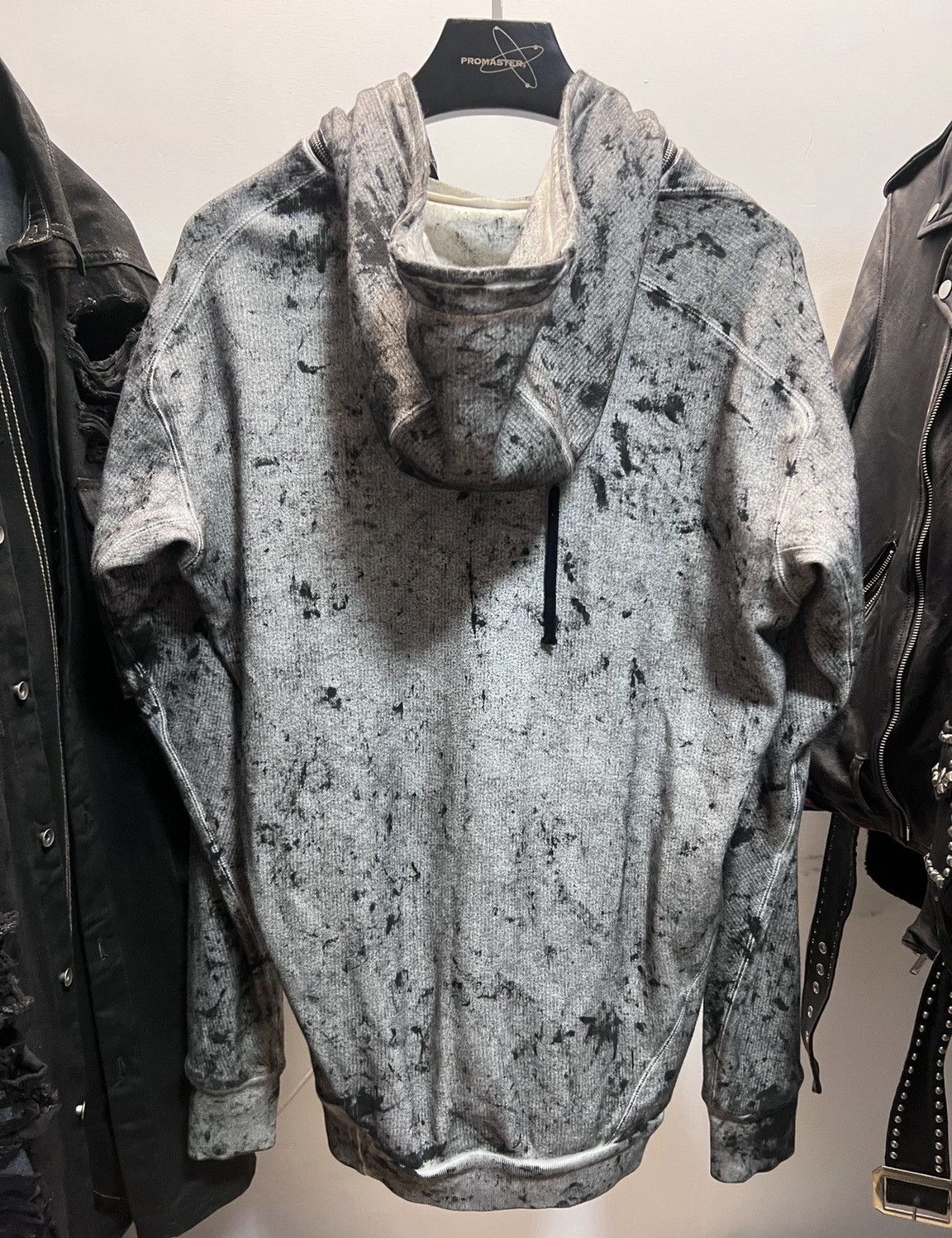 11 By Boris Bidjan Saberi 11ByBBS Boris Bidjan Saberi Ink-Spray Hoodie Size US M / EU 48-50 / 2 - 2 Thumbnail