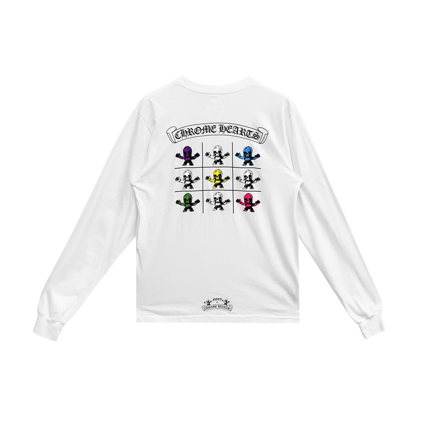 トップス Chrome Hearts Foti Long Sleeve T-shirt Chrome Hearts Multi Foti White Long Sleeve T-Shirt Tee
