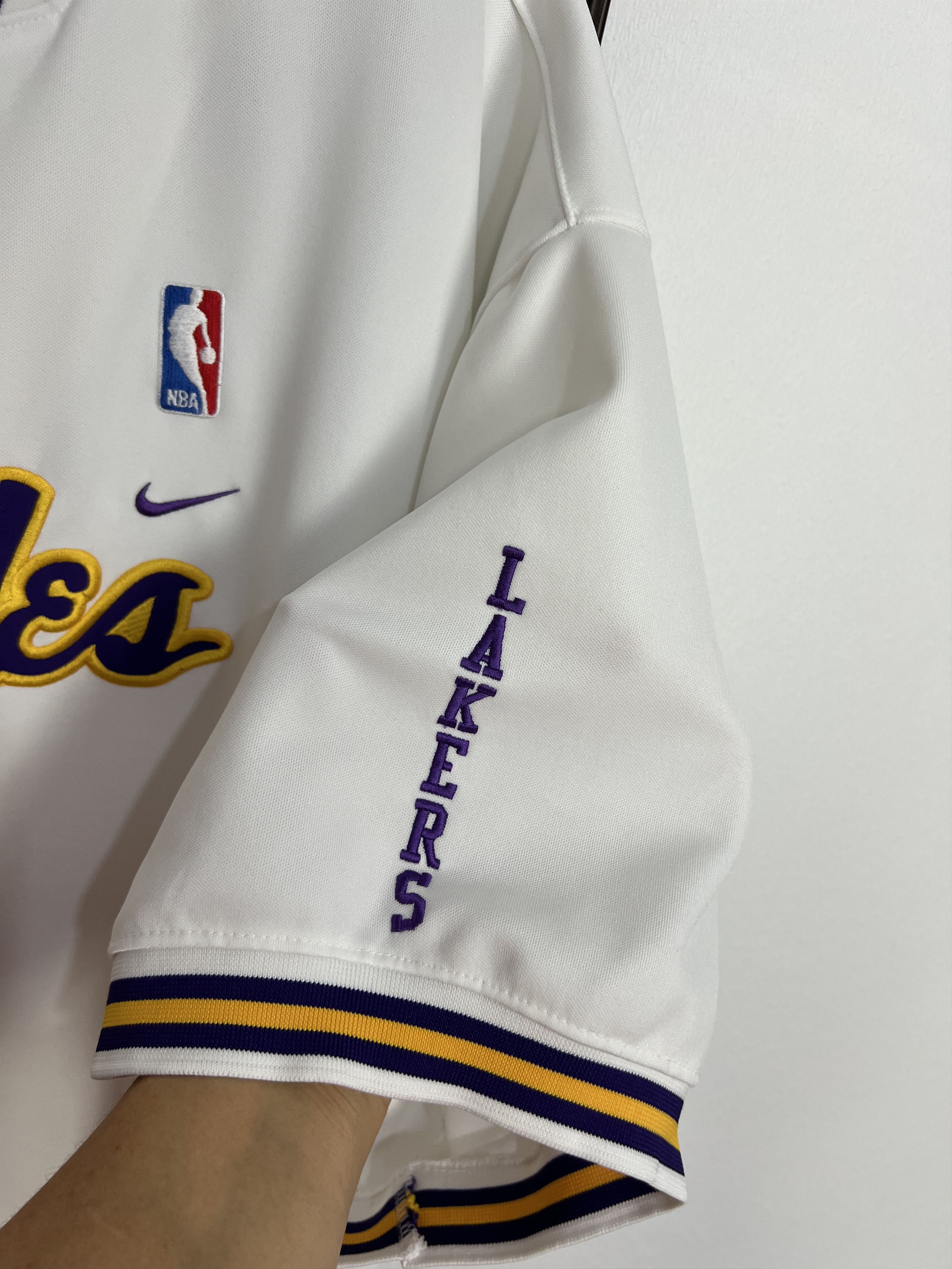 Los Angeles Lakers NBA Shooting Warm UP Jersey Jacket Sz 3XL