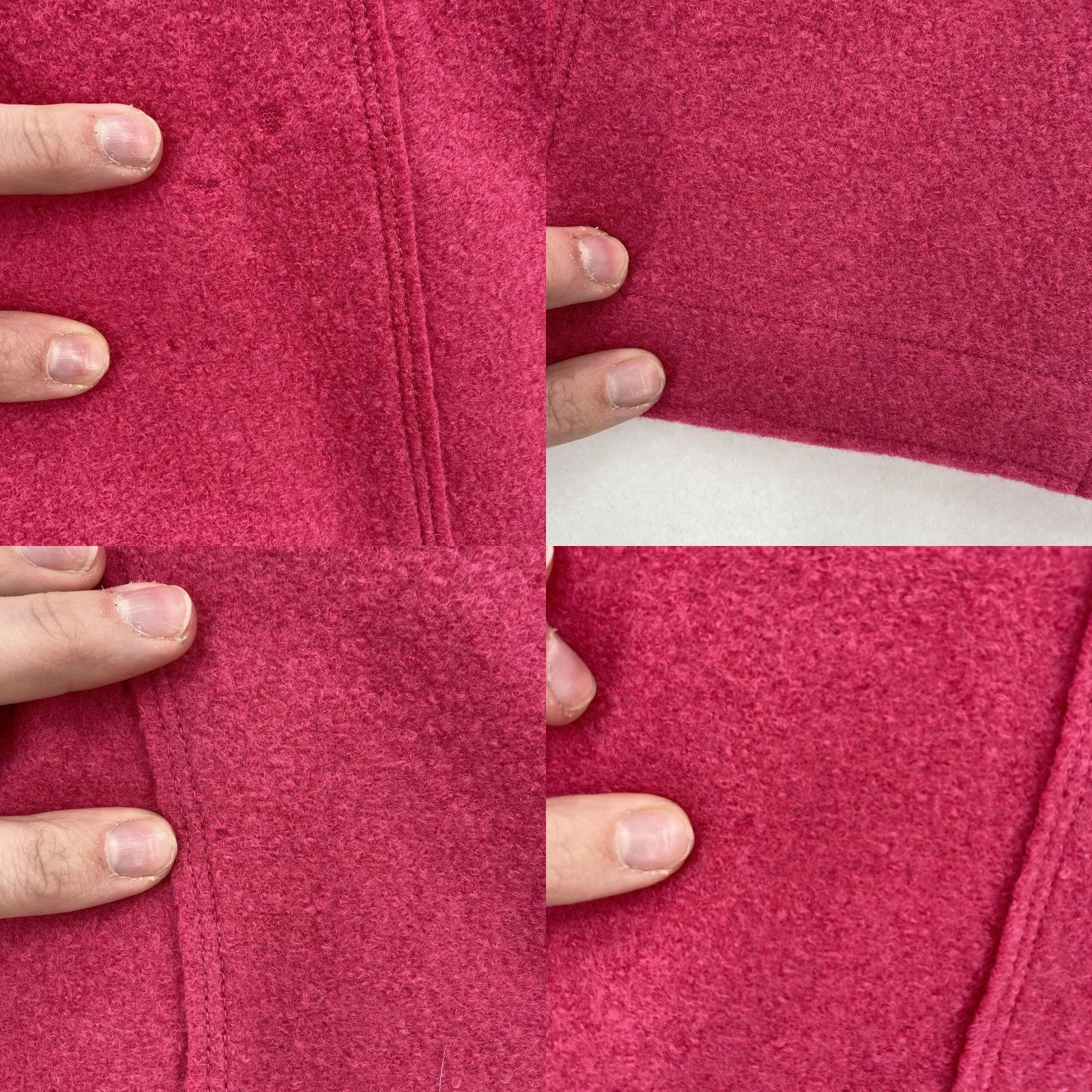 Eileen Fisher Eileen Fisher Blazer Womens Medium Pink Wool Nylon Knit Shawl Collar Button Coat Short Jacket Size M / US 6-8 / IT 42-44 - 8 Thumbnail