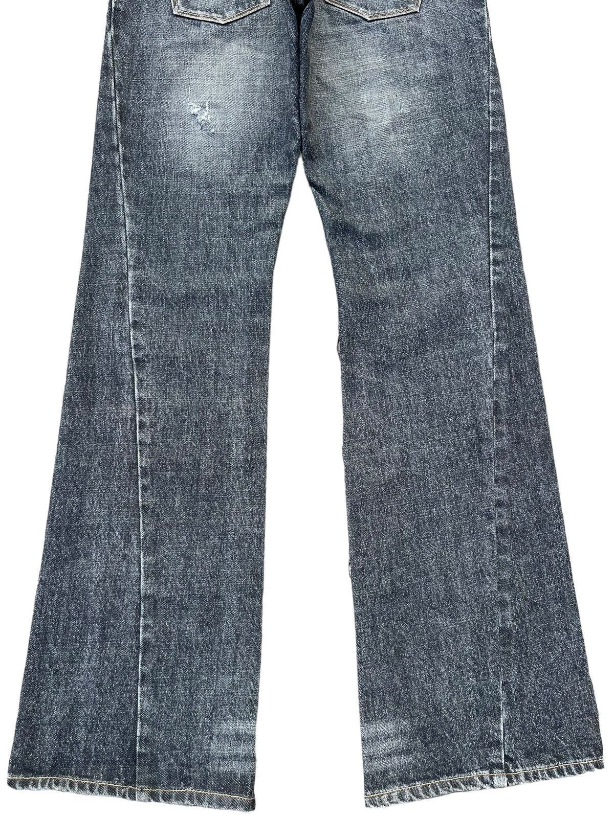Japanese Brand × Jun Takahashi × Uniqlo Vintage Japanese Brand Multi Pocket Dojo Flared Faded Jeans Size US 28 / EU 44 - 6 Thumbnail