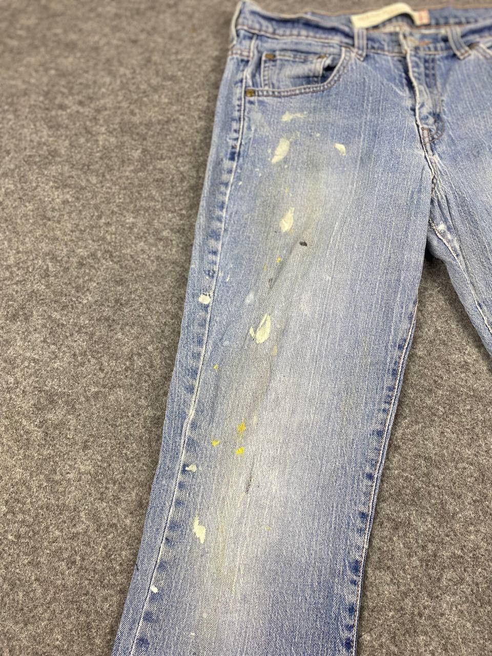 Levi's vintage levis 515 bootcut flare distressed denim Size US 33 - 11 Thumbnail