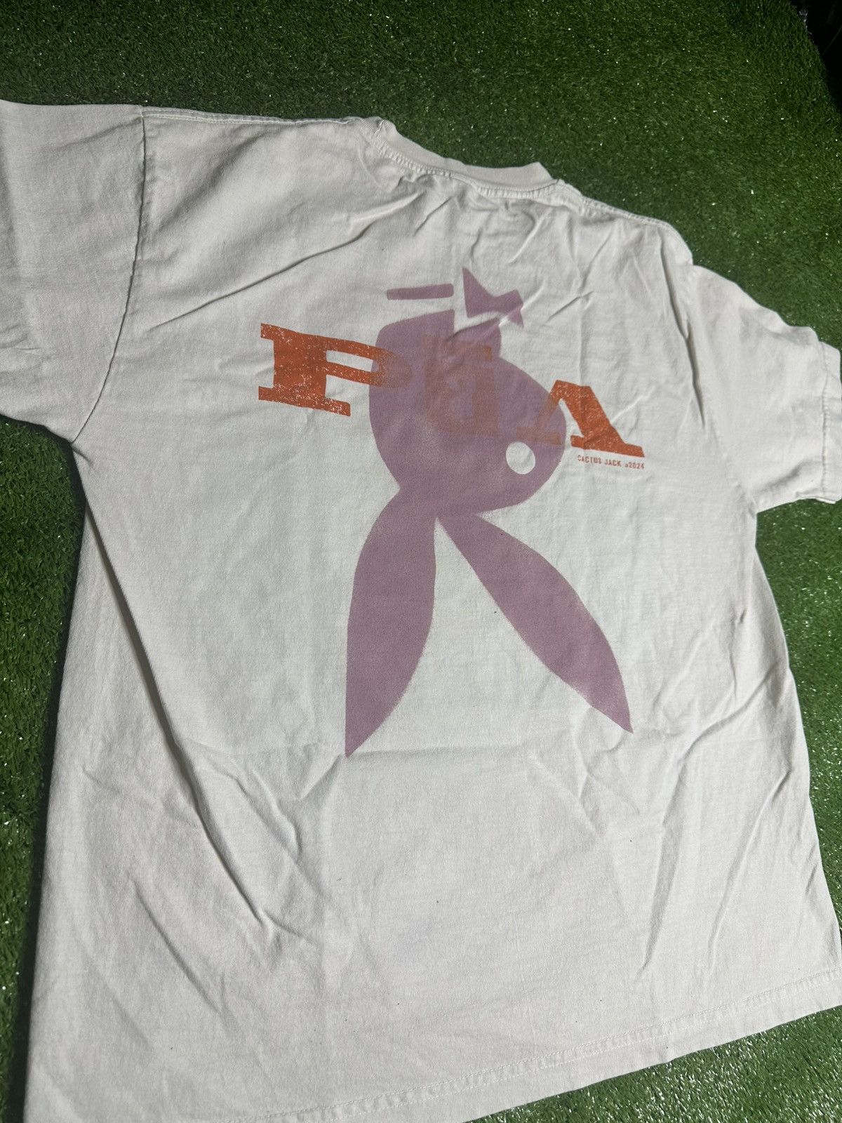 Travis Scott Travis Scott X Playboy Tee complexcon release Size US L / EU 52-54 / 3 - 4 Thumbnail